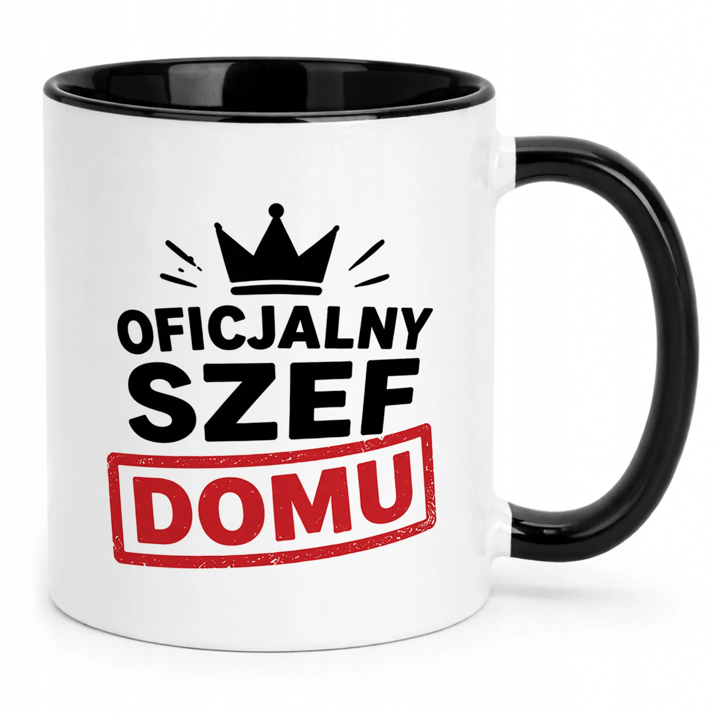 Kubek Czarny upominek na Dzień Ojca prezent dla taty