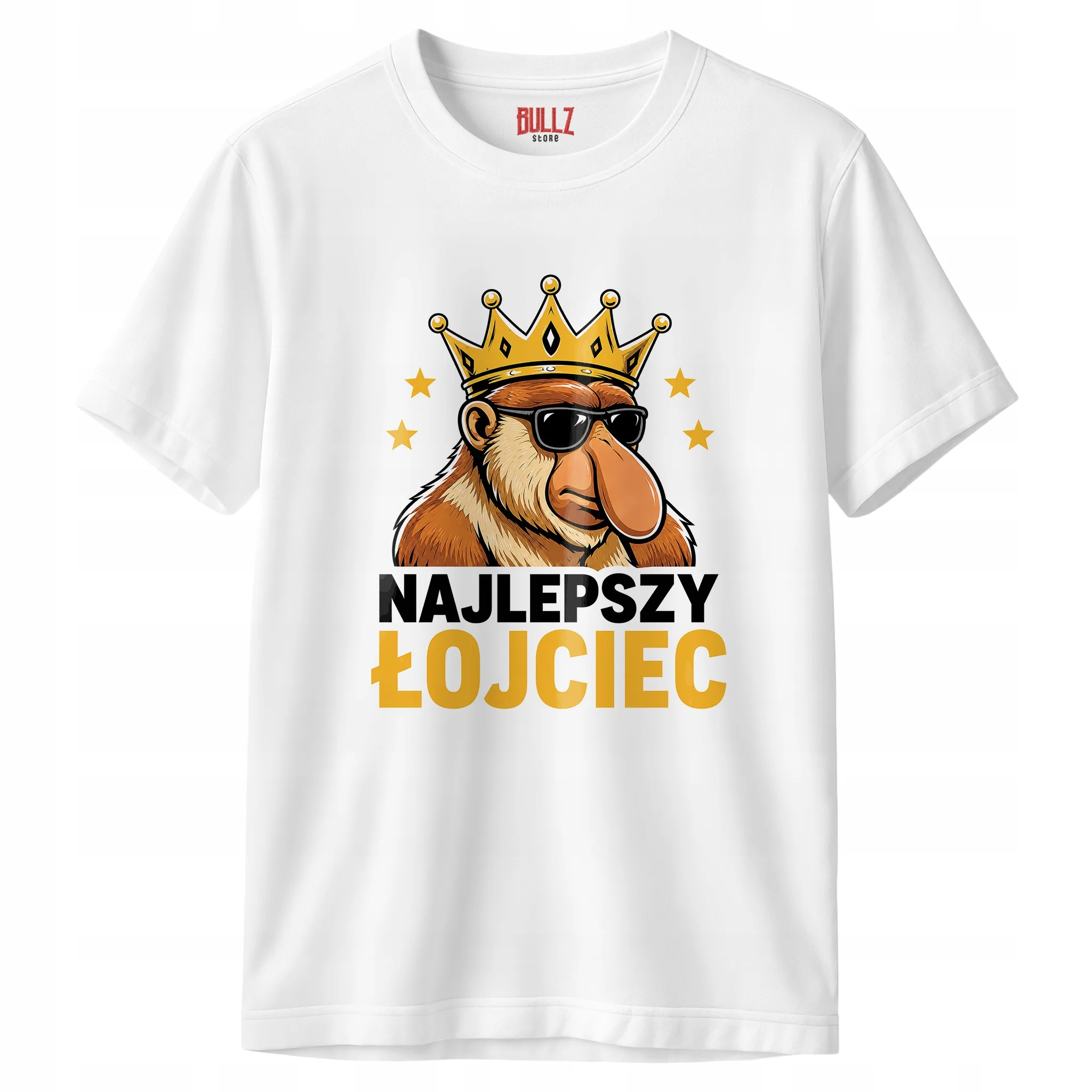 Koszulka biała męska pomysł na prezent dla taty na Dzień Ojca r. 3XL