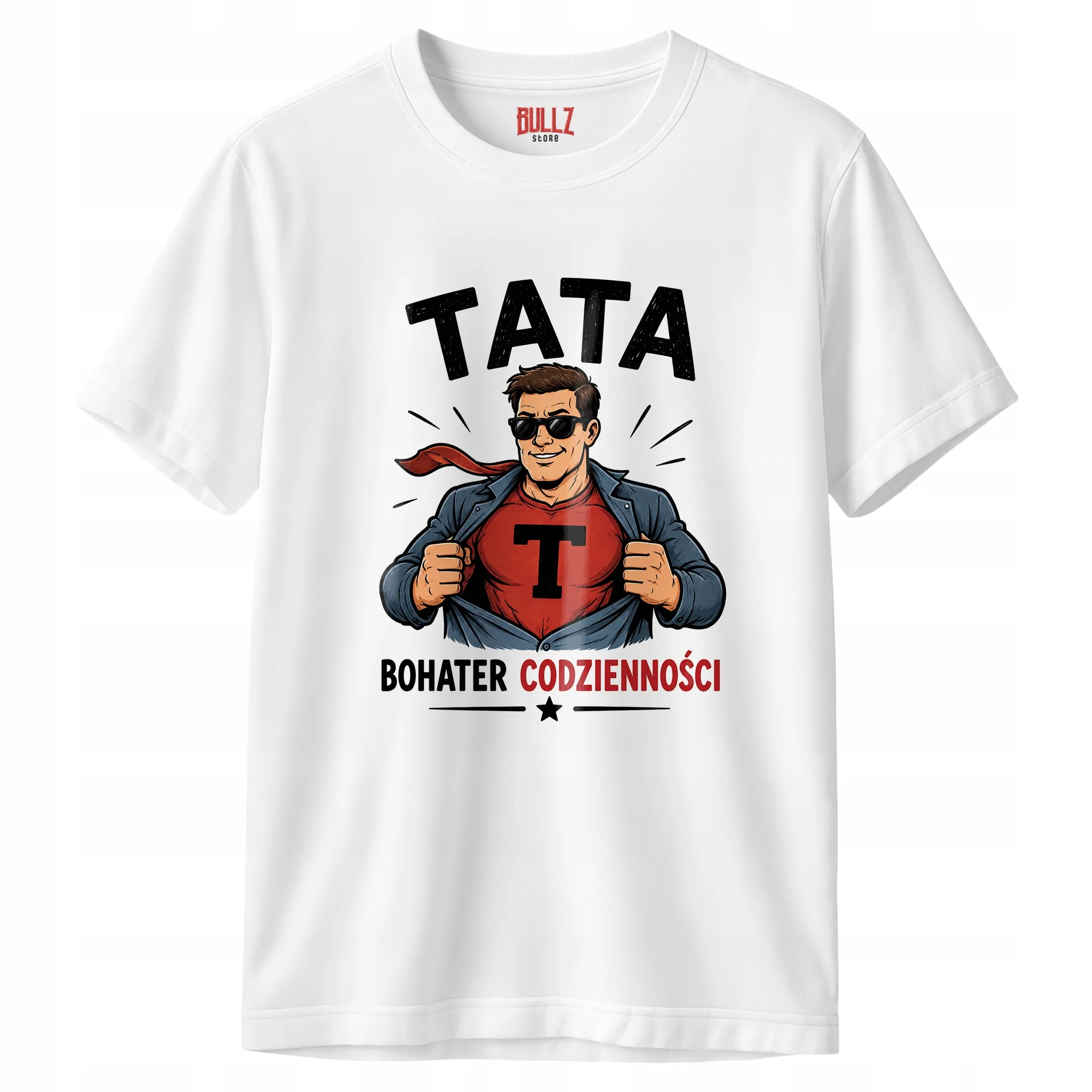 Koszulka biała męska Dzień Ojca prezent dla taty upominek dla taty r. 3XL