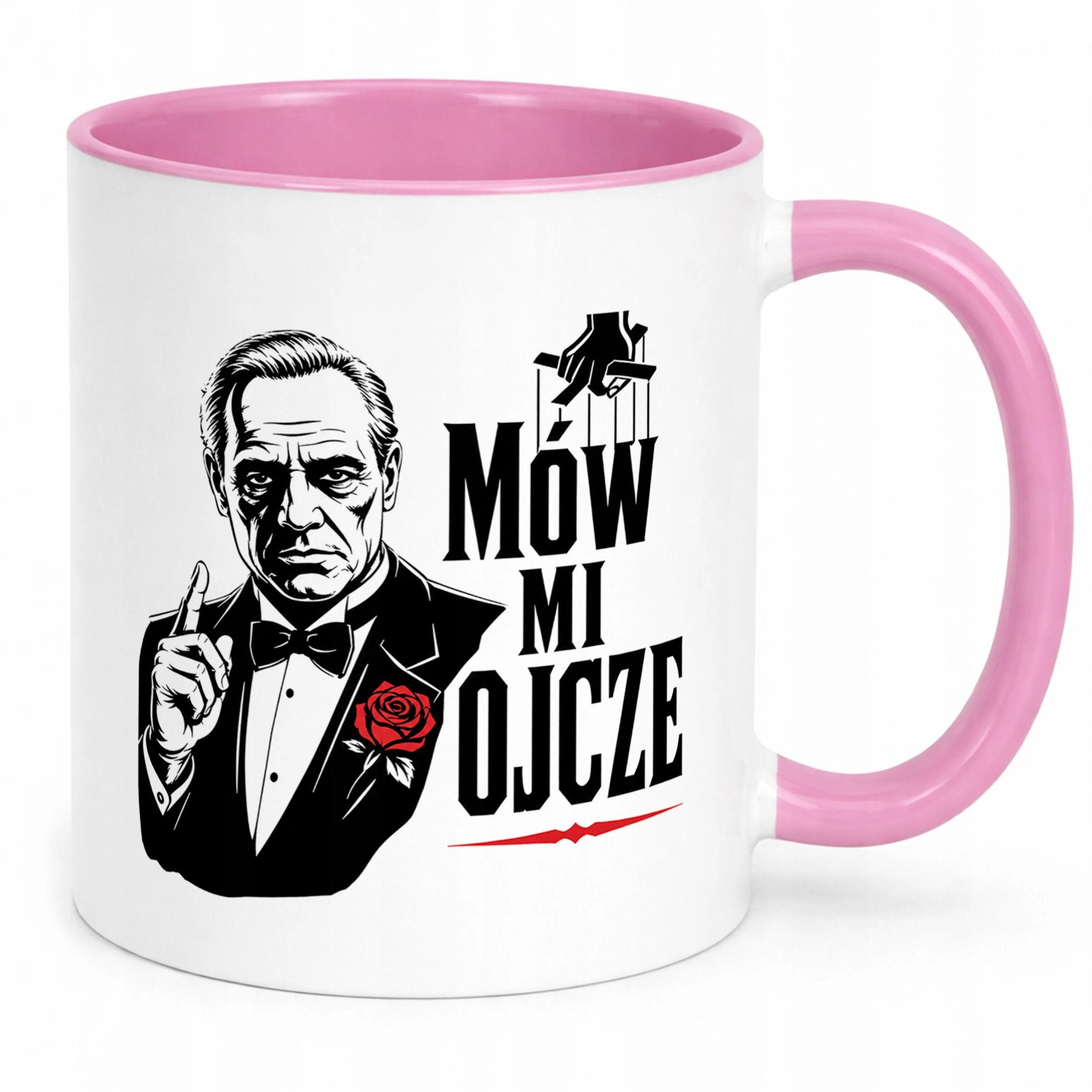 Kubek Różowy dla tatusia prezent na Dzień Ojca upominek