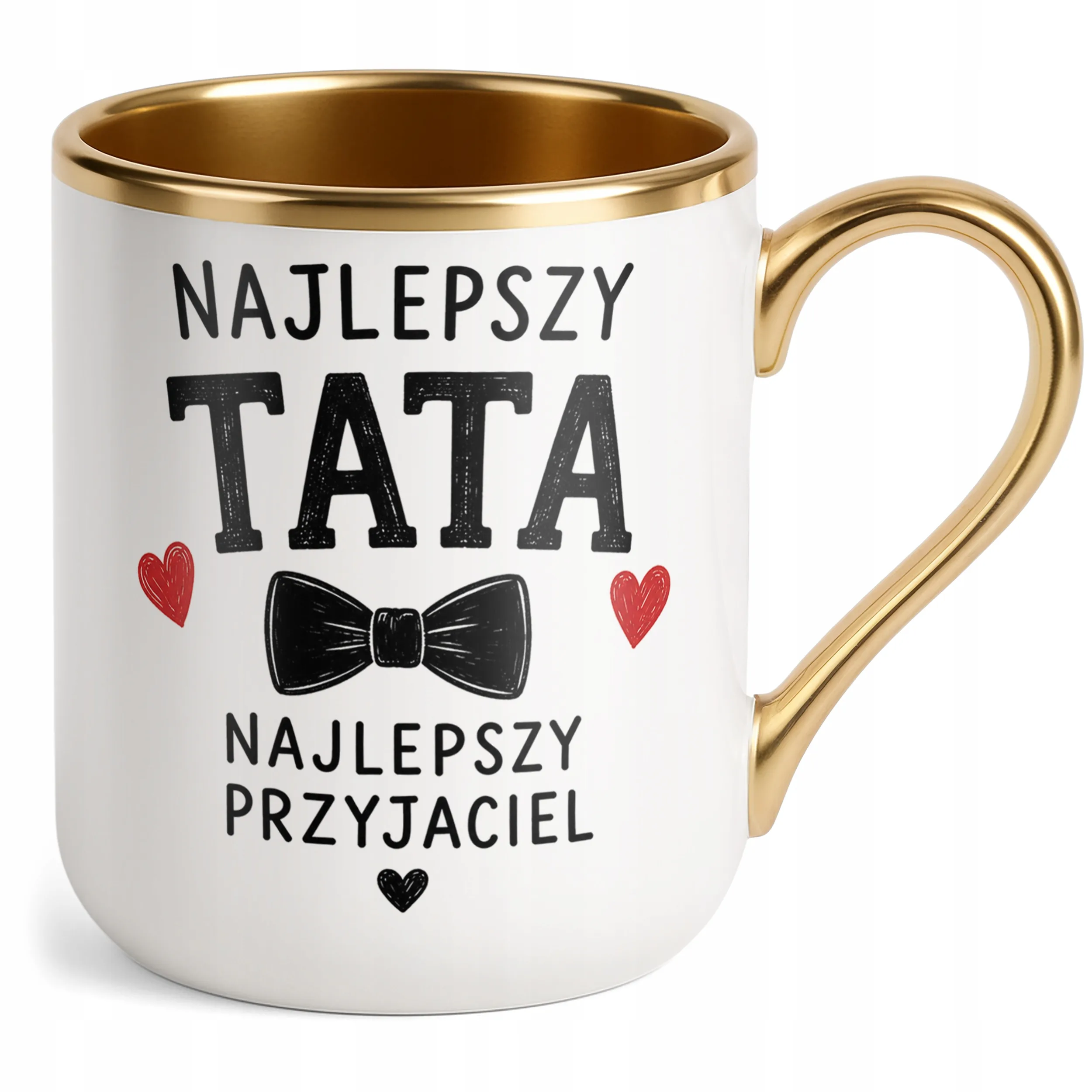 Kubek Premium Złoty prezent na Dzień Ojca pomysł na prezent