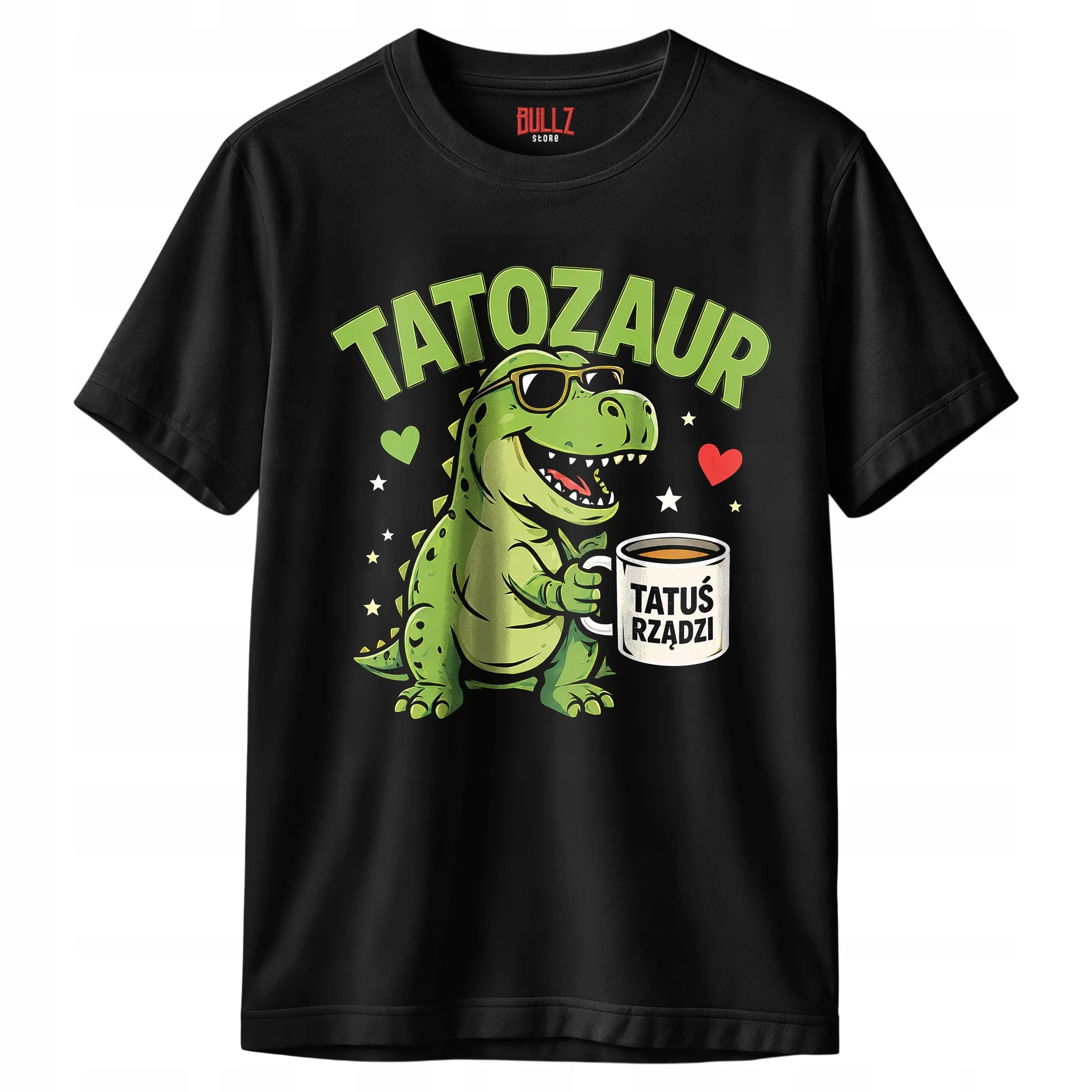 Koszulka czarna męska upominek dla tatusia prezent na Dzień Ojca r. 3XL