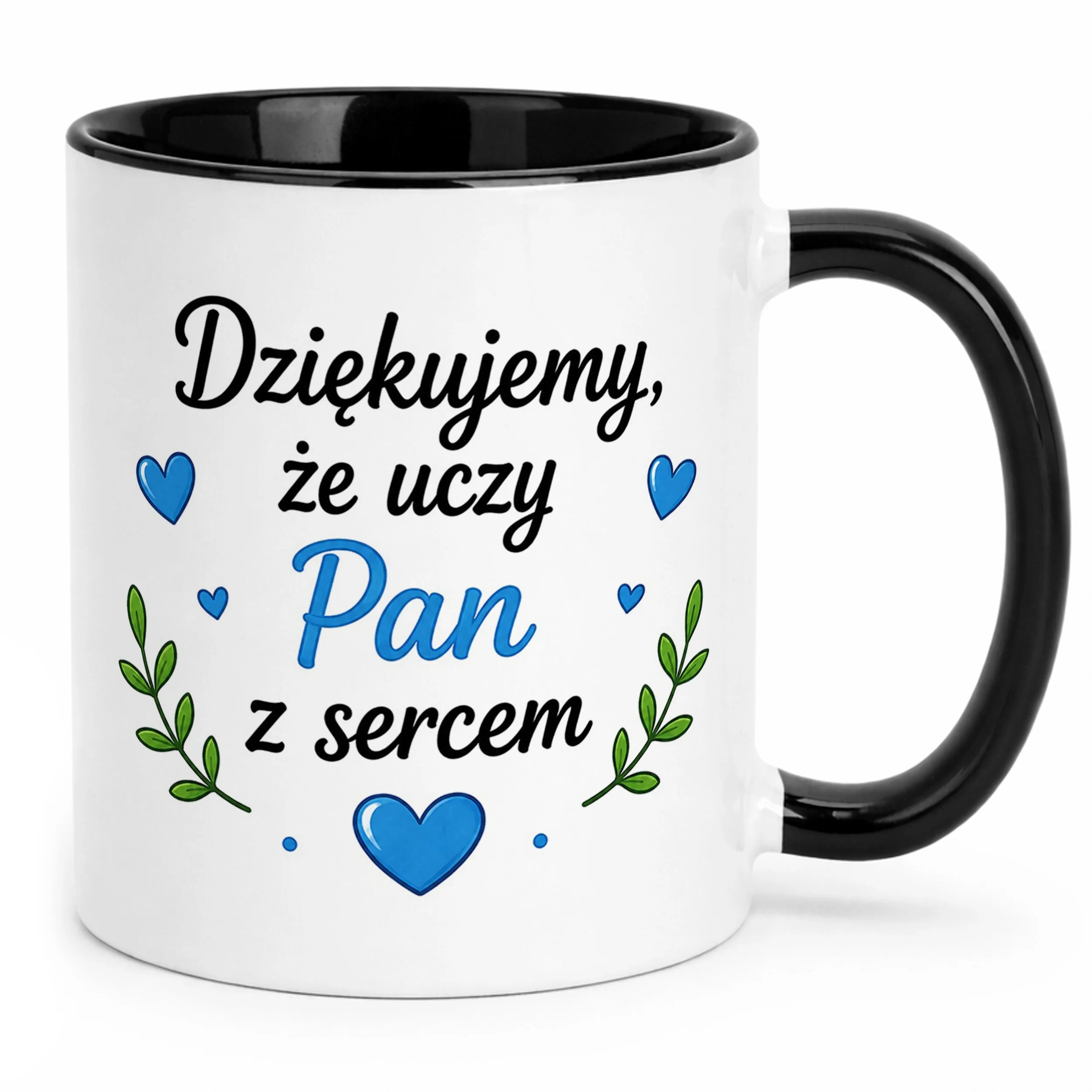 Kubek Czarny Dzień Nauczyciela Dla Nauczyciela Prezent Upominek