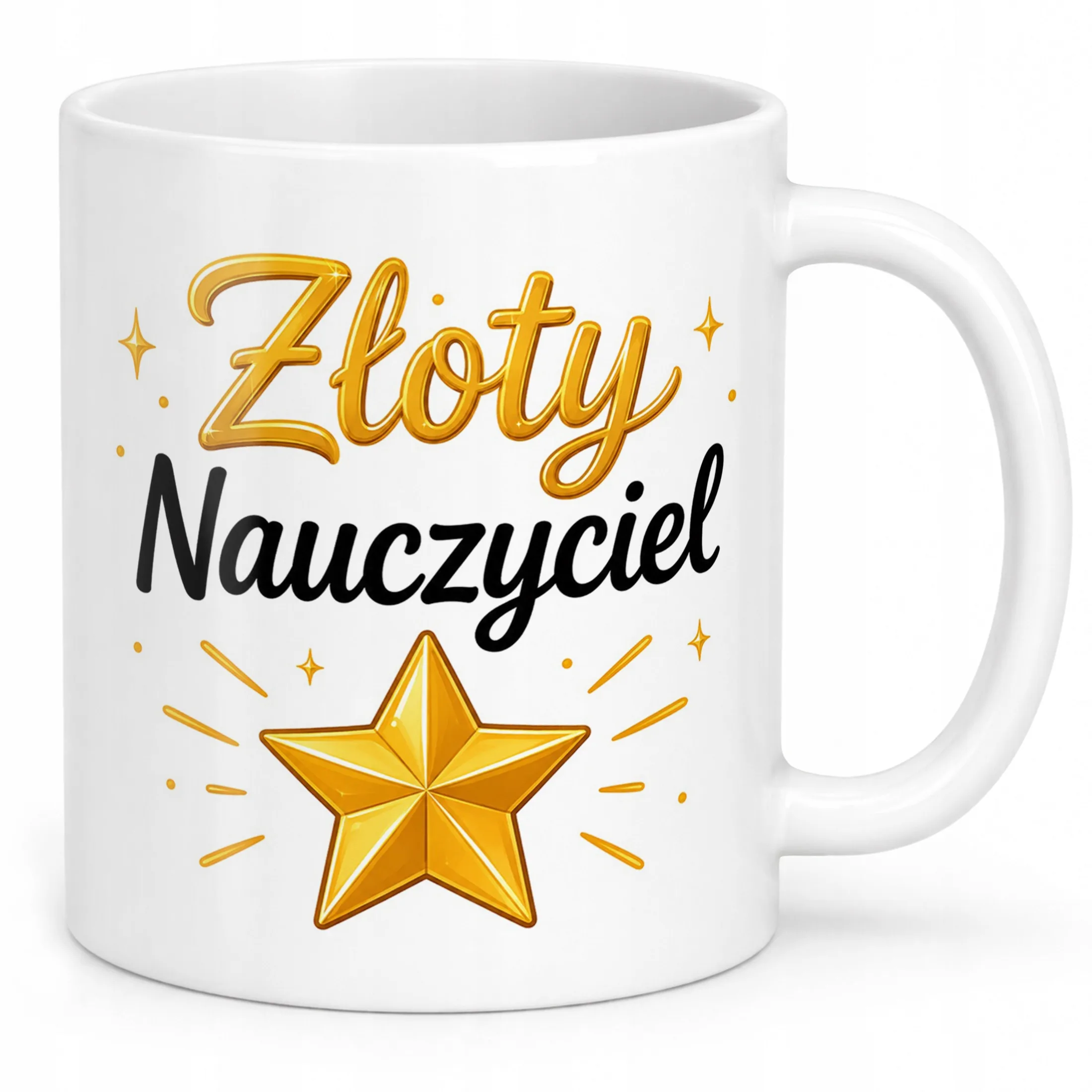 Kubek Dzień Nauczyciela Zakończenie Roku Dla Nauczyciela Prezent Upominek