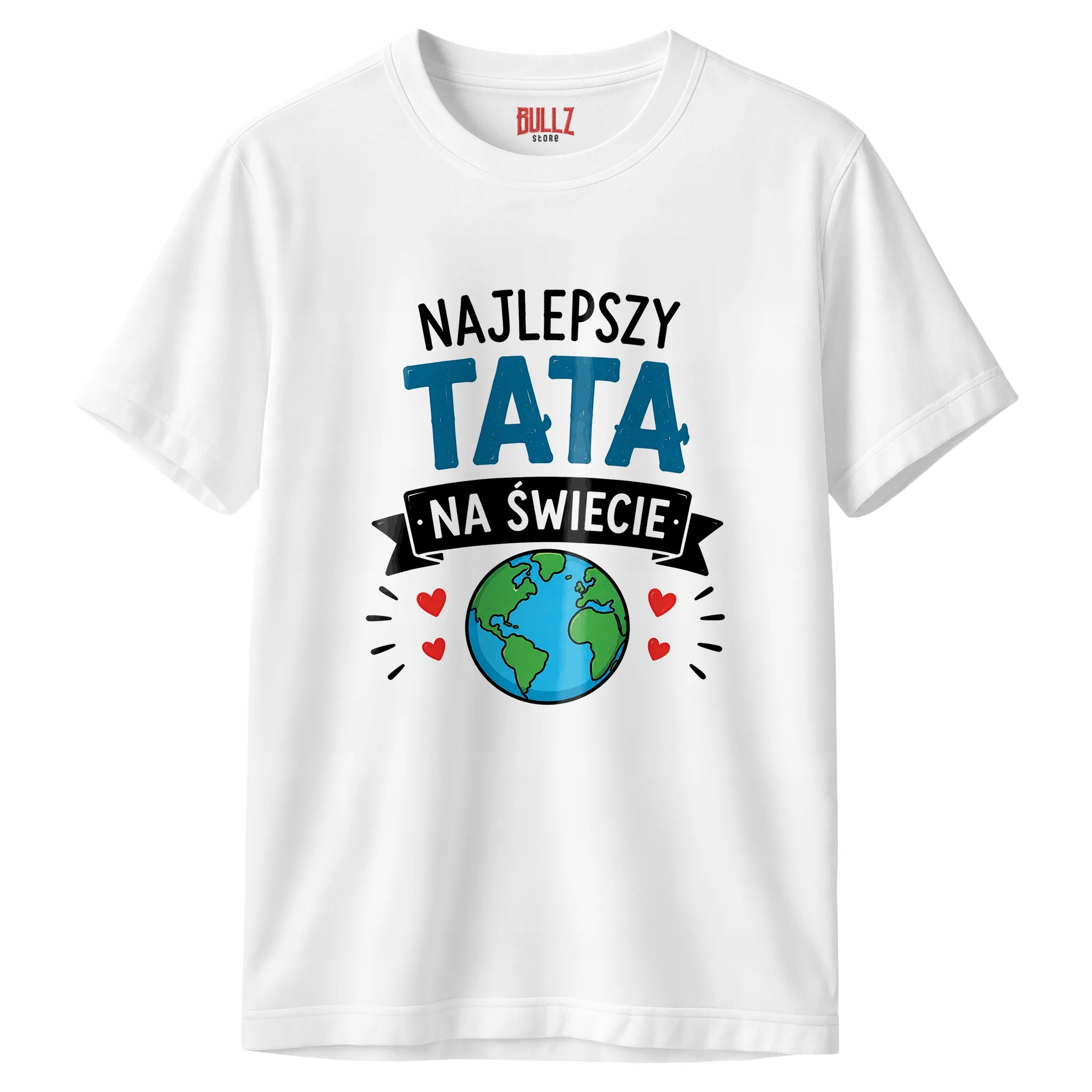 Koszulka biała męska prezent dla taty Dzień Ojca miły upominek r. 3XL