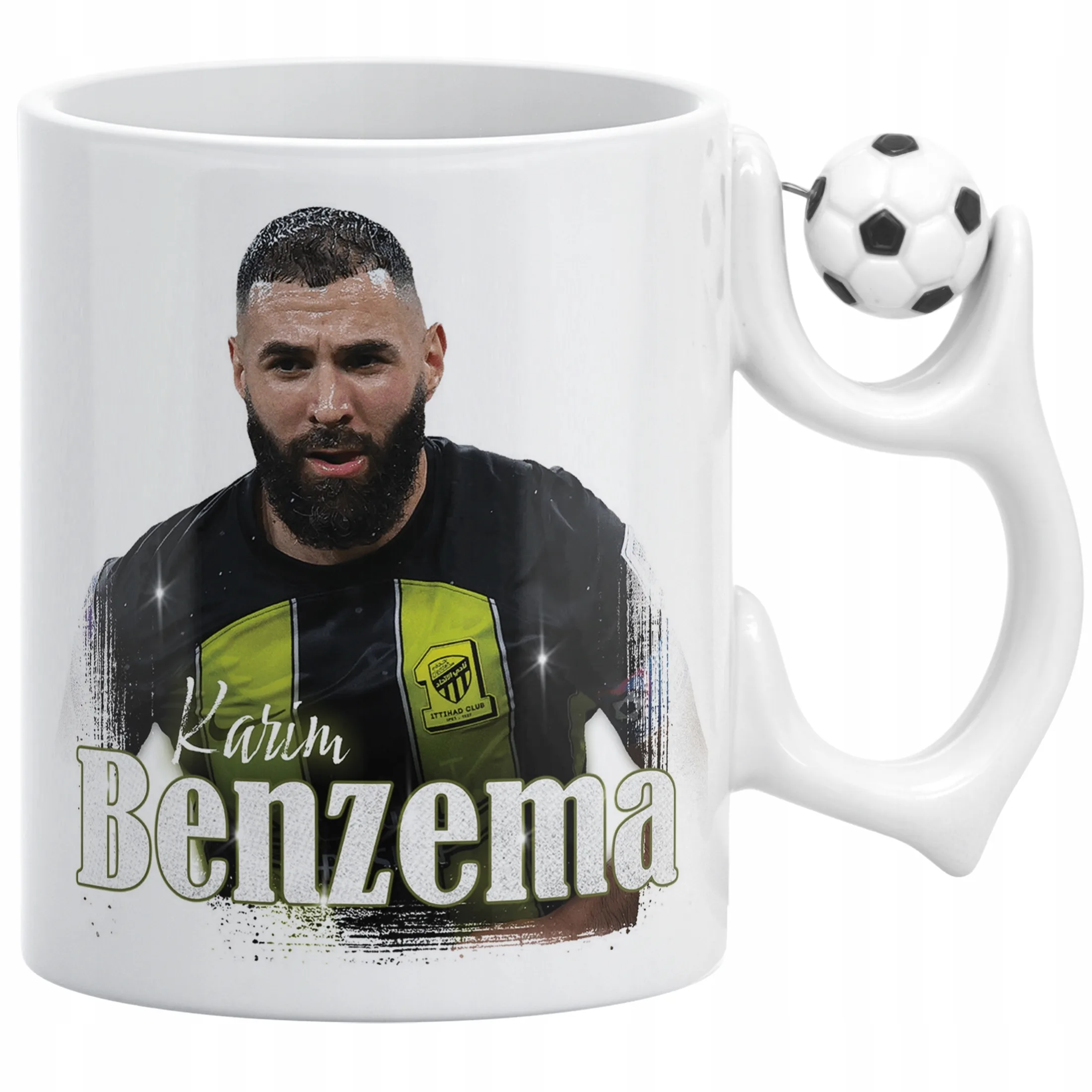 Kubek piłkarski Karim Benzema dla kibiców Al-Ittihad Prezent