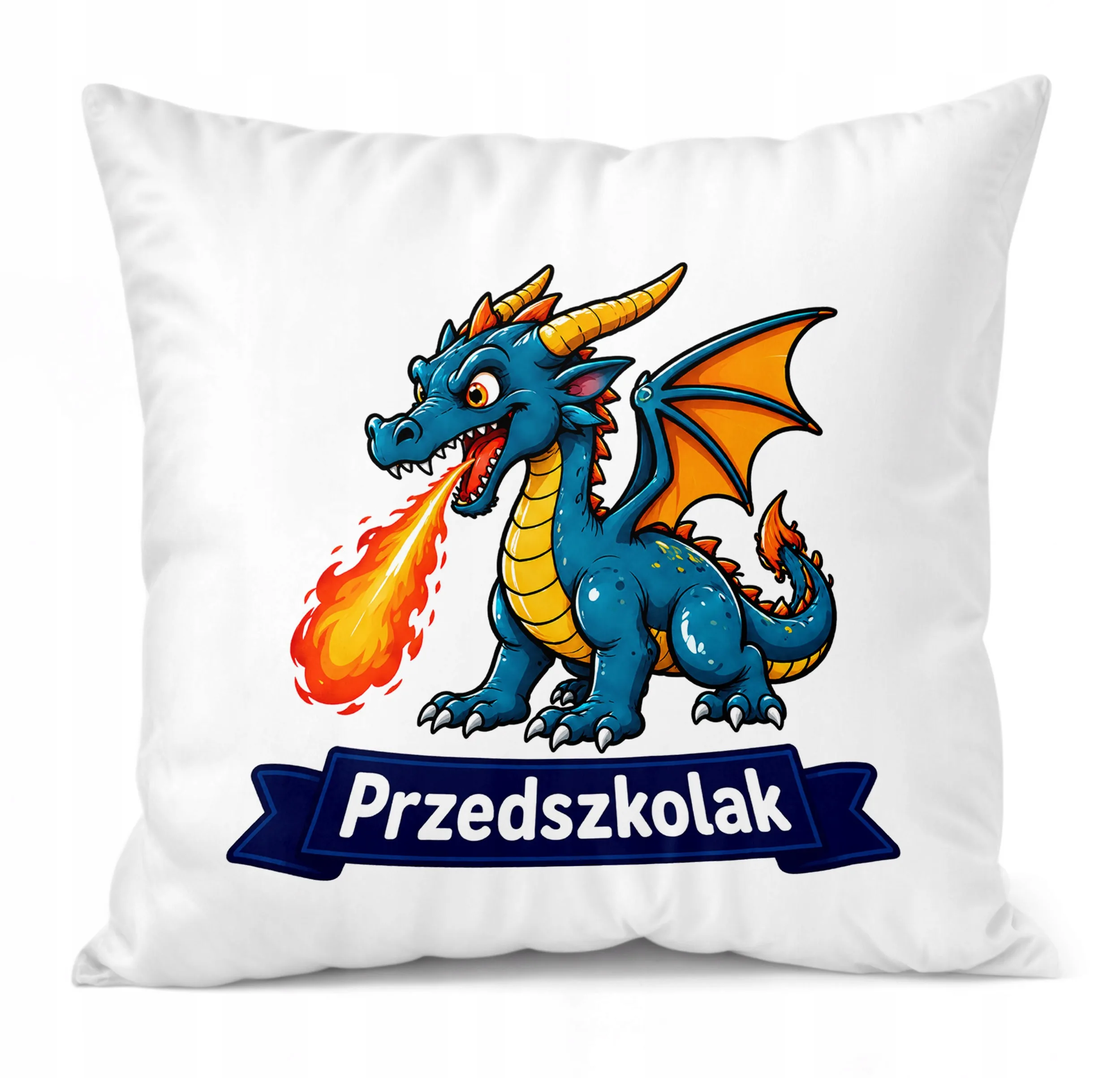 Poduszka Jasiek z nadrukiem 38x38cm Przedszkolak Dla Dzieci Prezent