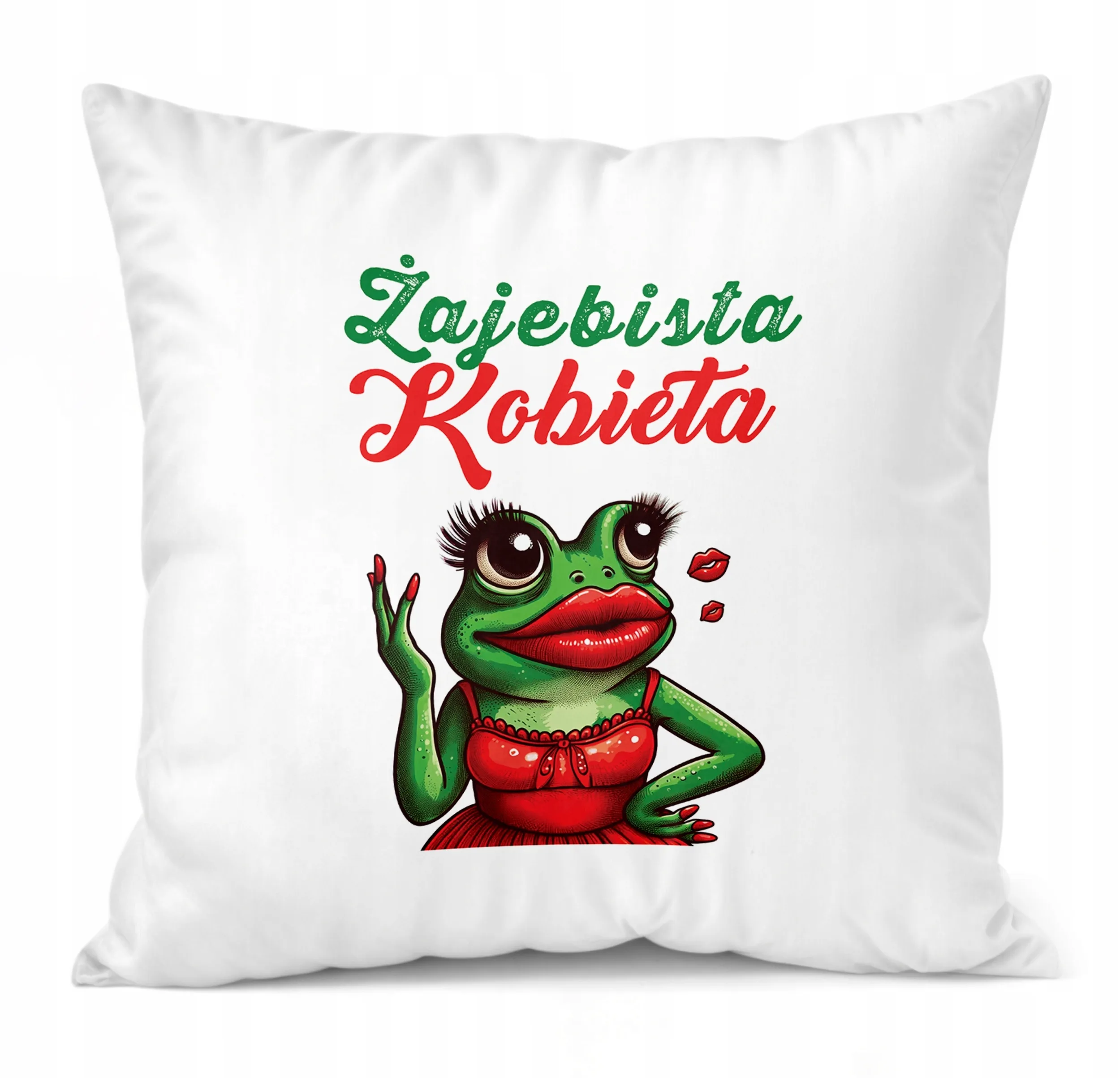 Poduszka 38x38cm Dzień Kobiet Prezent Dla Kobiety Żajebista Kobieta