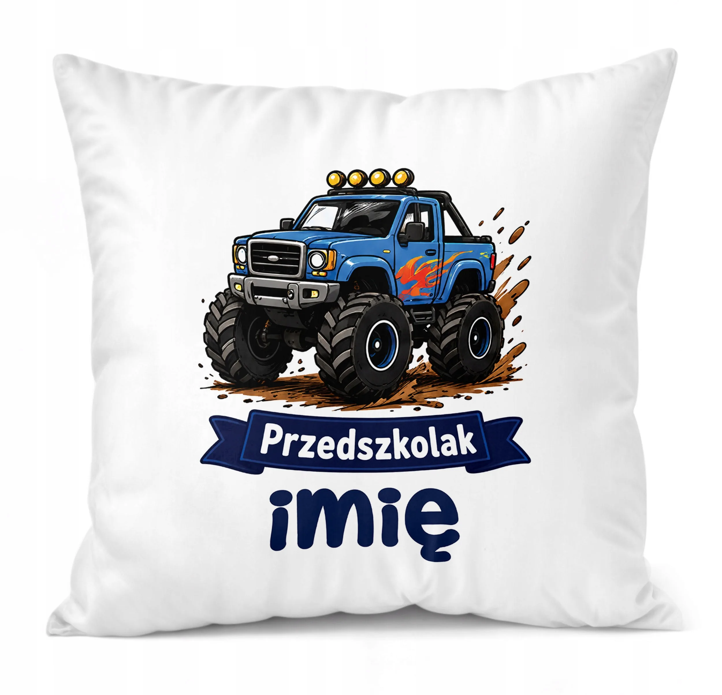 Poduszka Jasiek Personalizowana z nadrukiem 38x38cm Przedszkolak Prezent