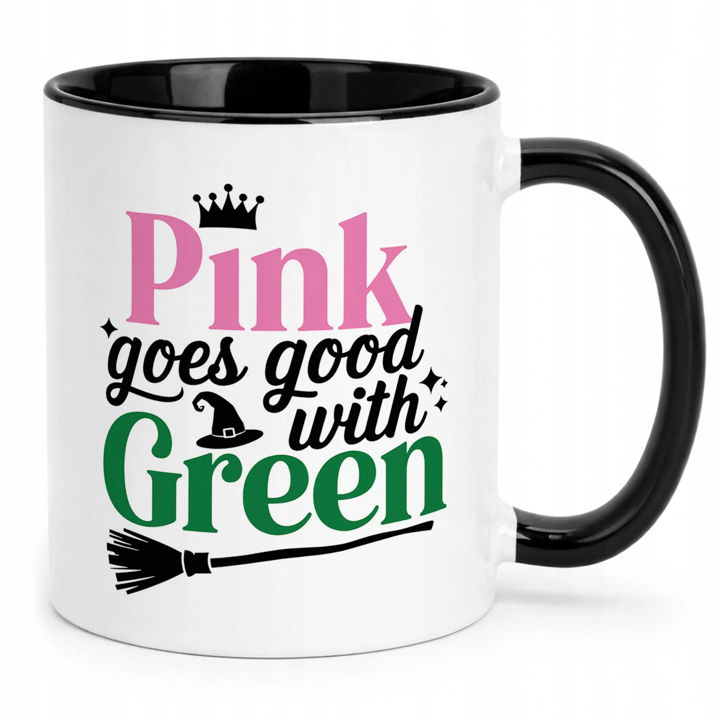 Kubek Czarny Wicked For Good Oz Elphaba Glinda Dla Fanów Prezent