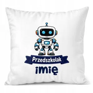 Poduszka Jasiek Personalizowana z nadrukiem 38x38cm Przedszkolak Prezent