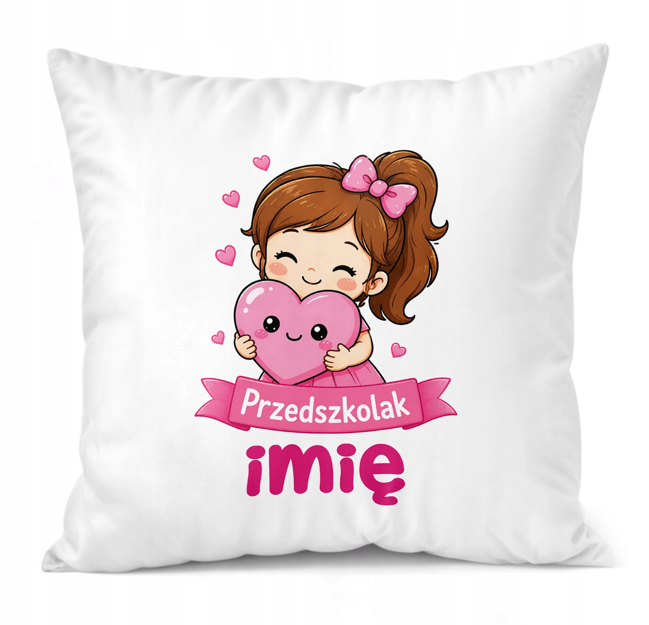Poduszka Jasiek Personalizowana z nadrukiem 38x38cm Przedszkolak Prezent