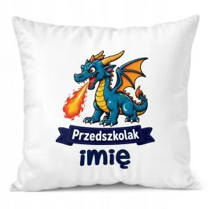 Poduszka Jasiek Personalizowana z nadrukiem 38x38cm Przedszkolak Prezent
