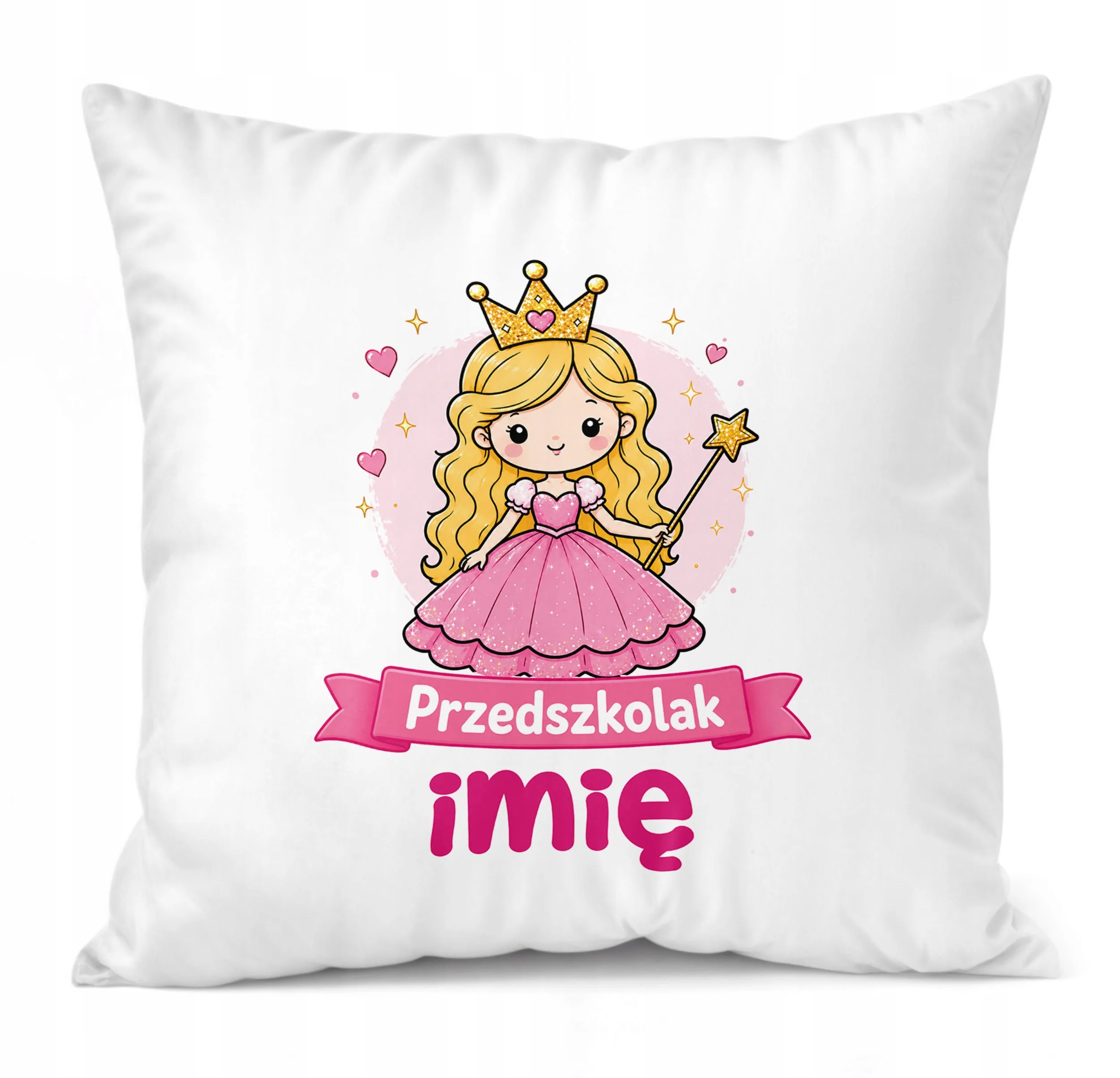 Poduszka Jasiek Personalizowana z nadrukiem 38x38cm Przedszkolak Prezent
