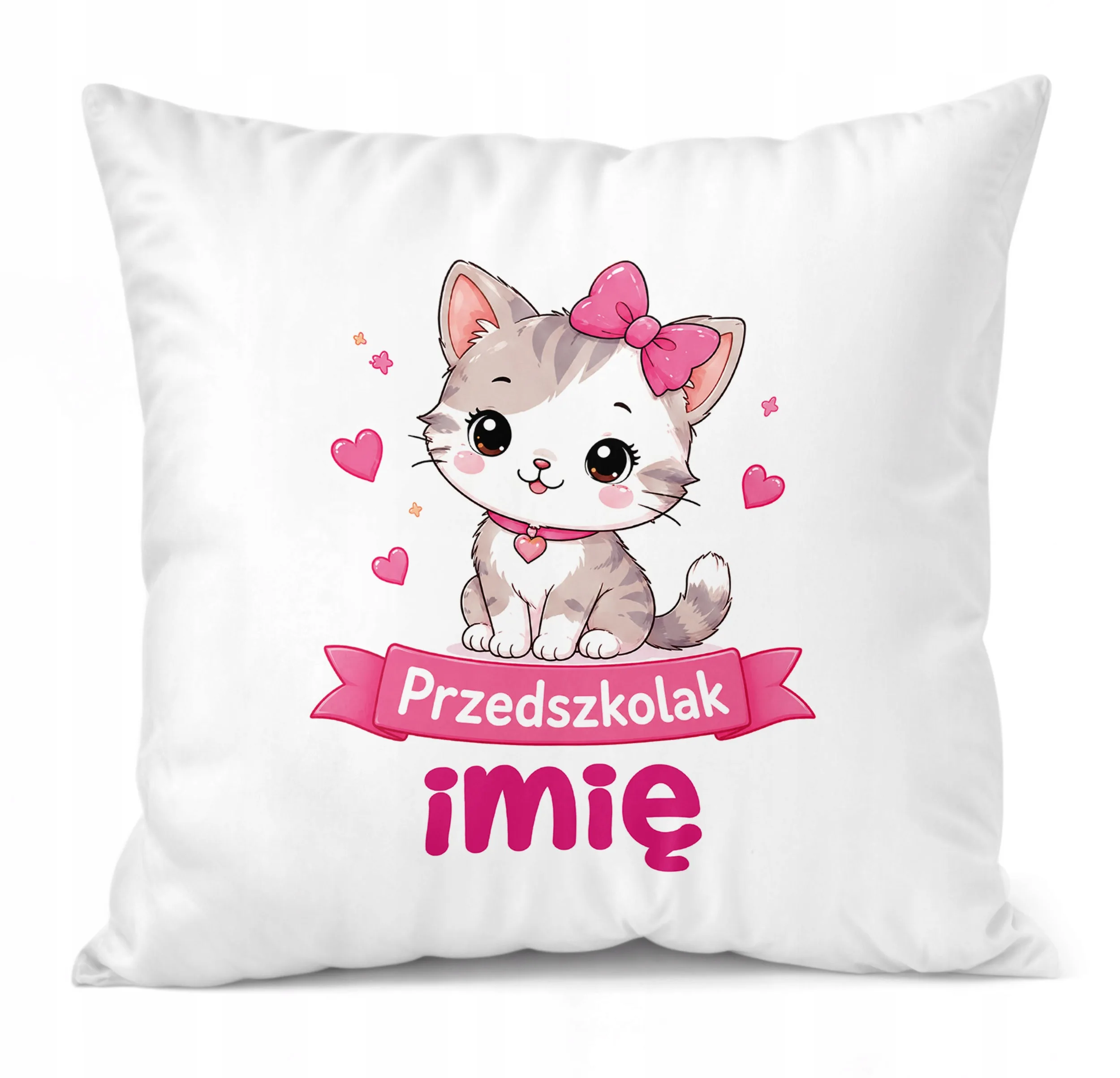 Poduszka Jasiek Personalizowana z nadrukiem 38x38cm Przedszkolak Prezent