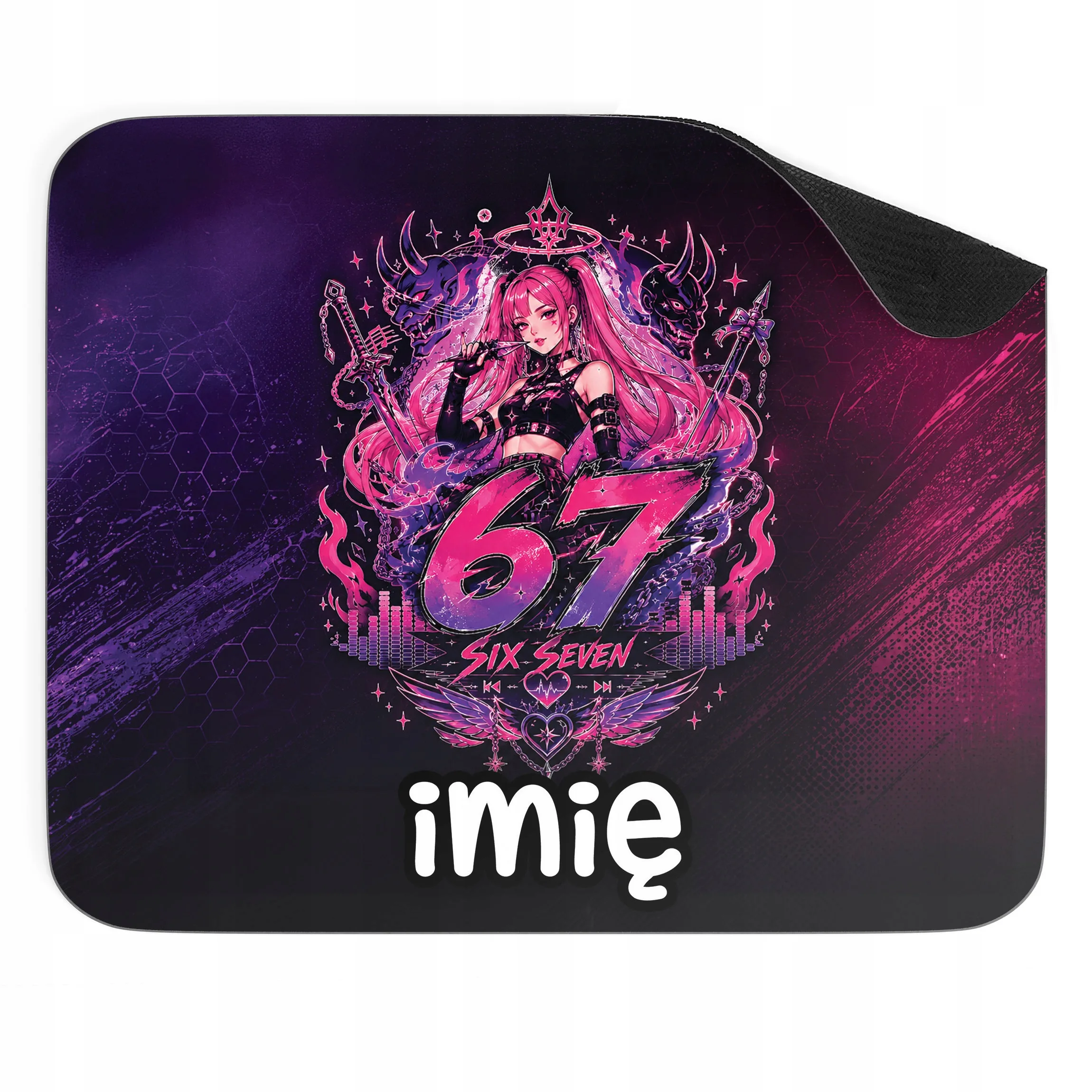 Podkładka pod mysz personalizowana z nadrukiem Łowczynie Kpop 67