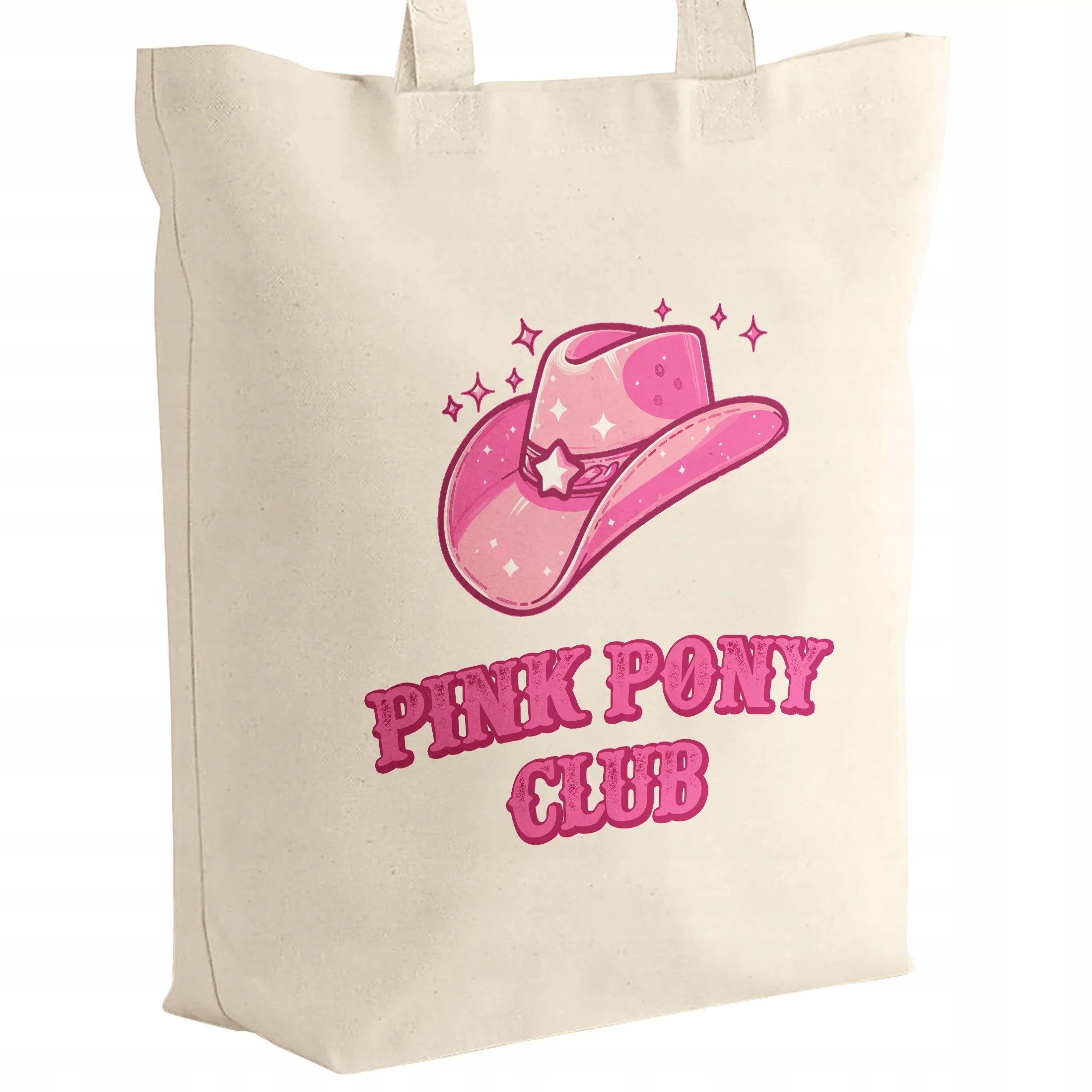 Torba bawełniana z dnem na zakupy 42×38 Chappell Roan Pink Pony Club