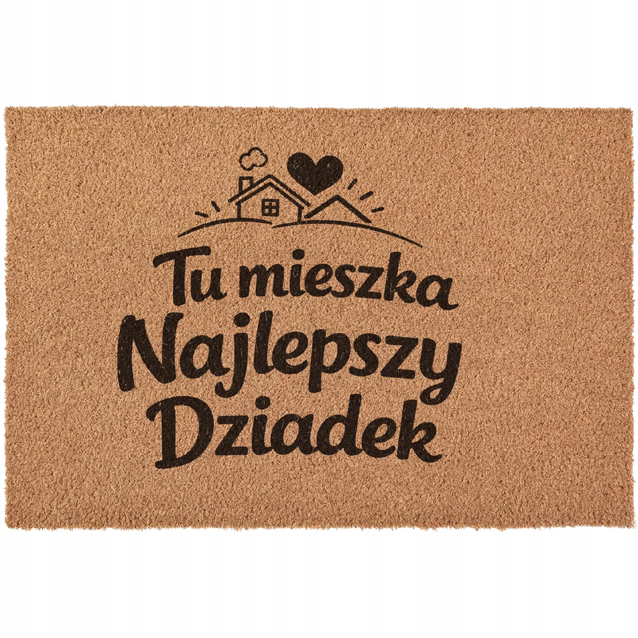 Wycieraczka Dzień Babci Dziadka Na Prezent pod drzwi kokosowa 60×40