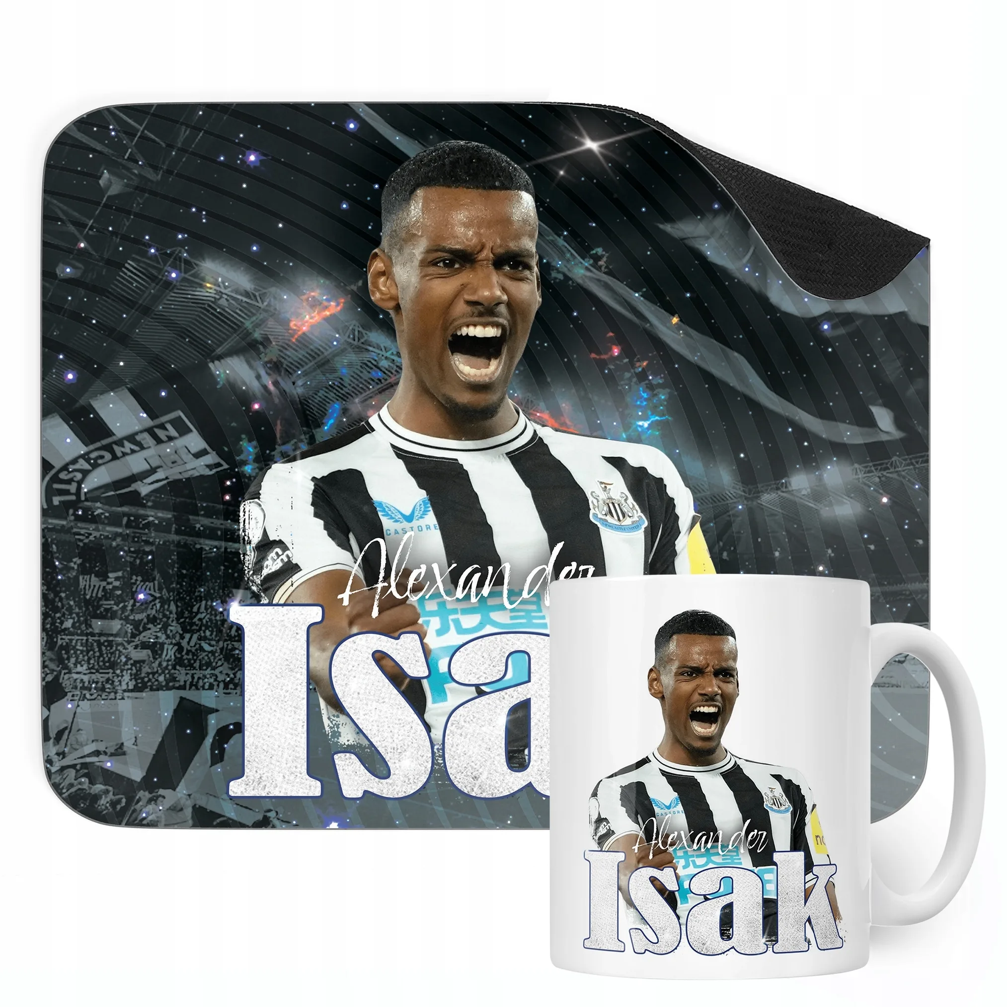 Zestaw Kubek + Podkładka pod mysz Alexander Isak Newcastle
