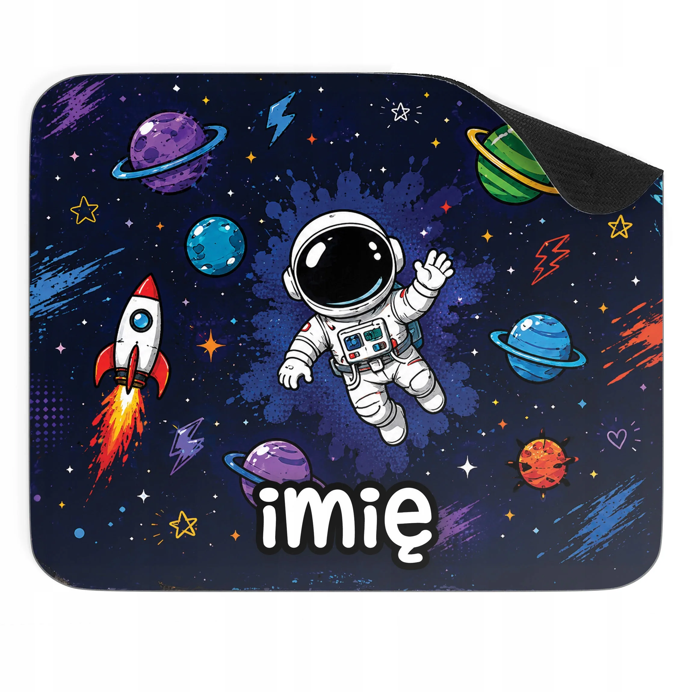 Podkładka pod mysz personalizowana z nadrukiem Astronauta dla graczy