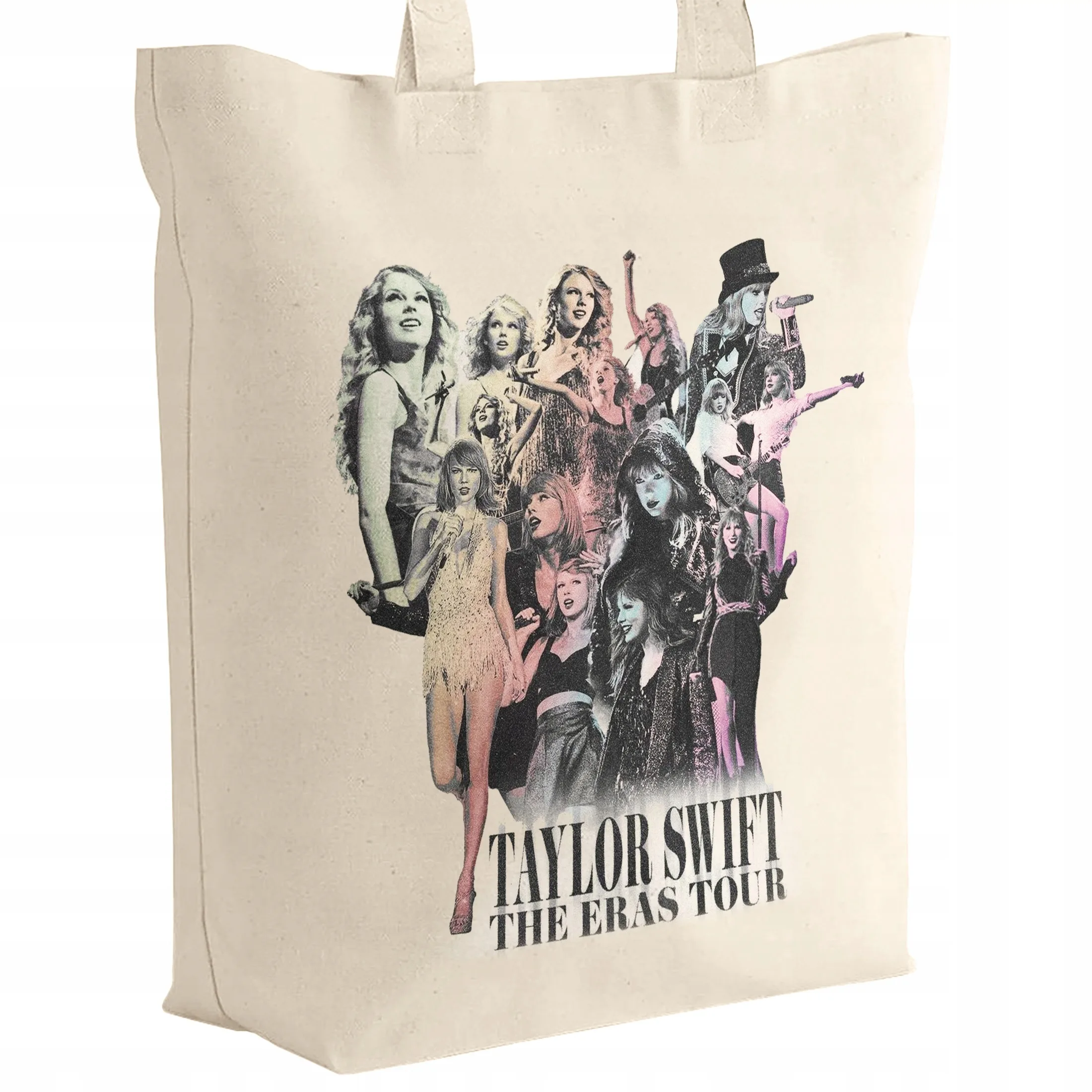 Torba bawełniana z dnem na zakupy 42x38x10 Taylor Swift The Eras Tour