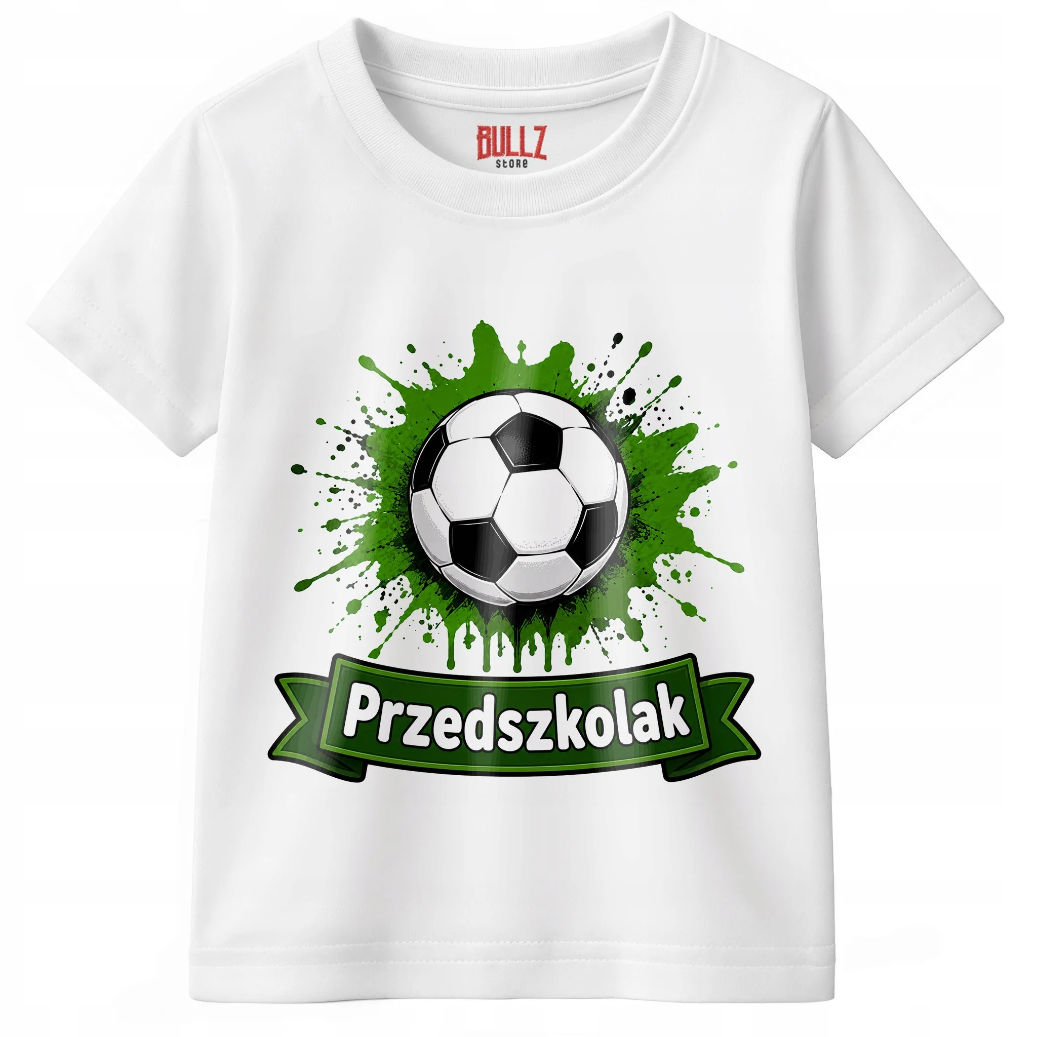Koszulka Dziecięca Biała Z Nadrukiem Przedszkolak Dla Dzieci Prezent r. 116