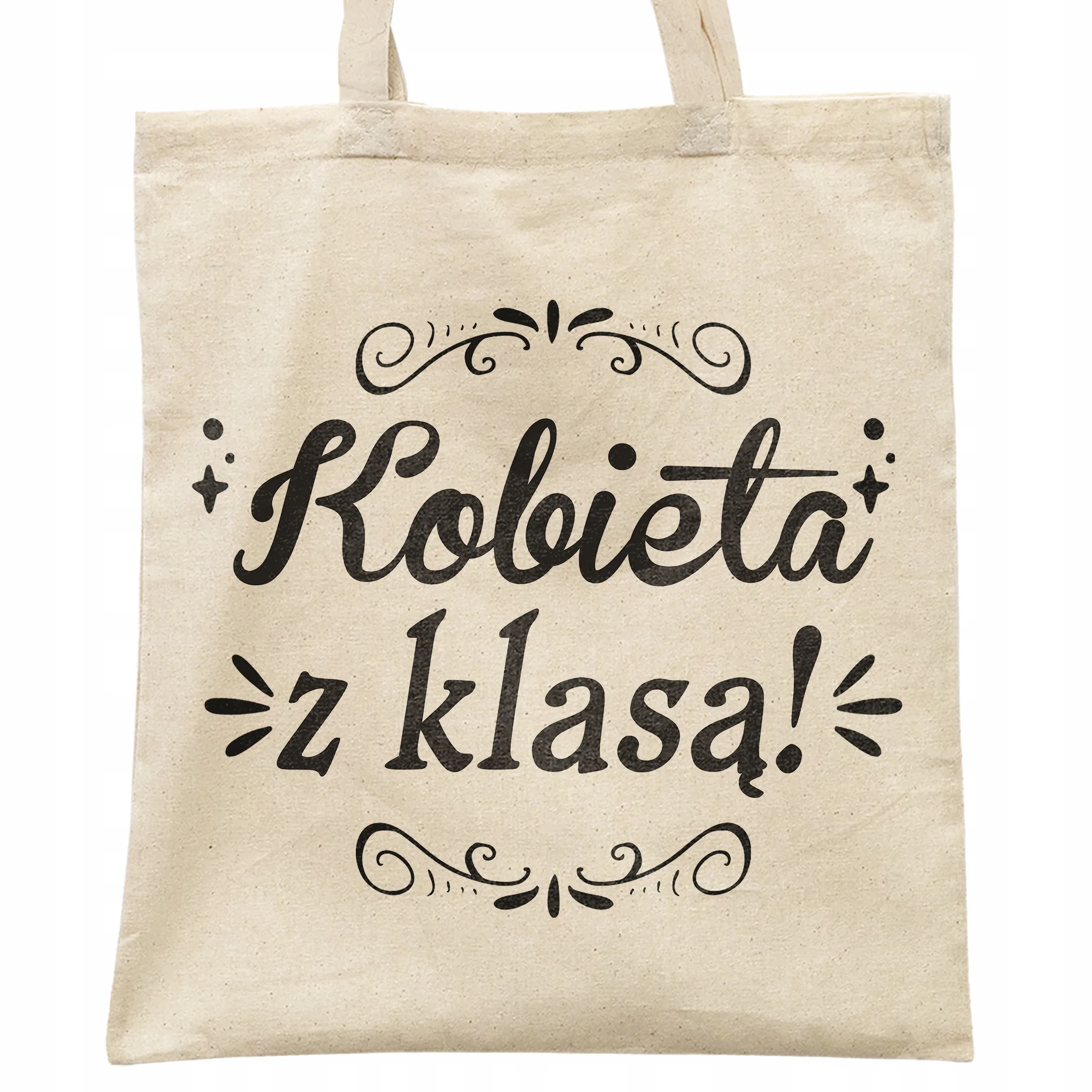 Torba bawełniana na zakupy prezent na Dzień Kobiet Kobieta z Klasą