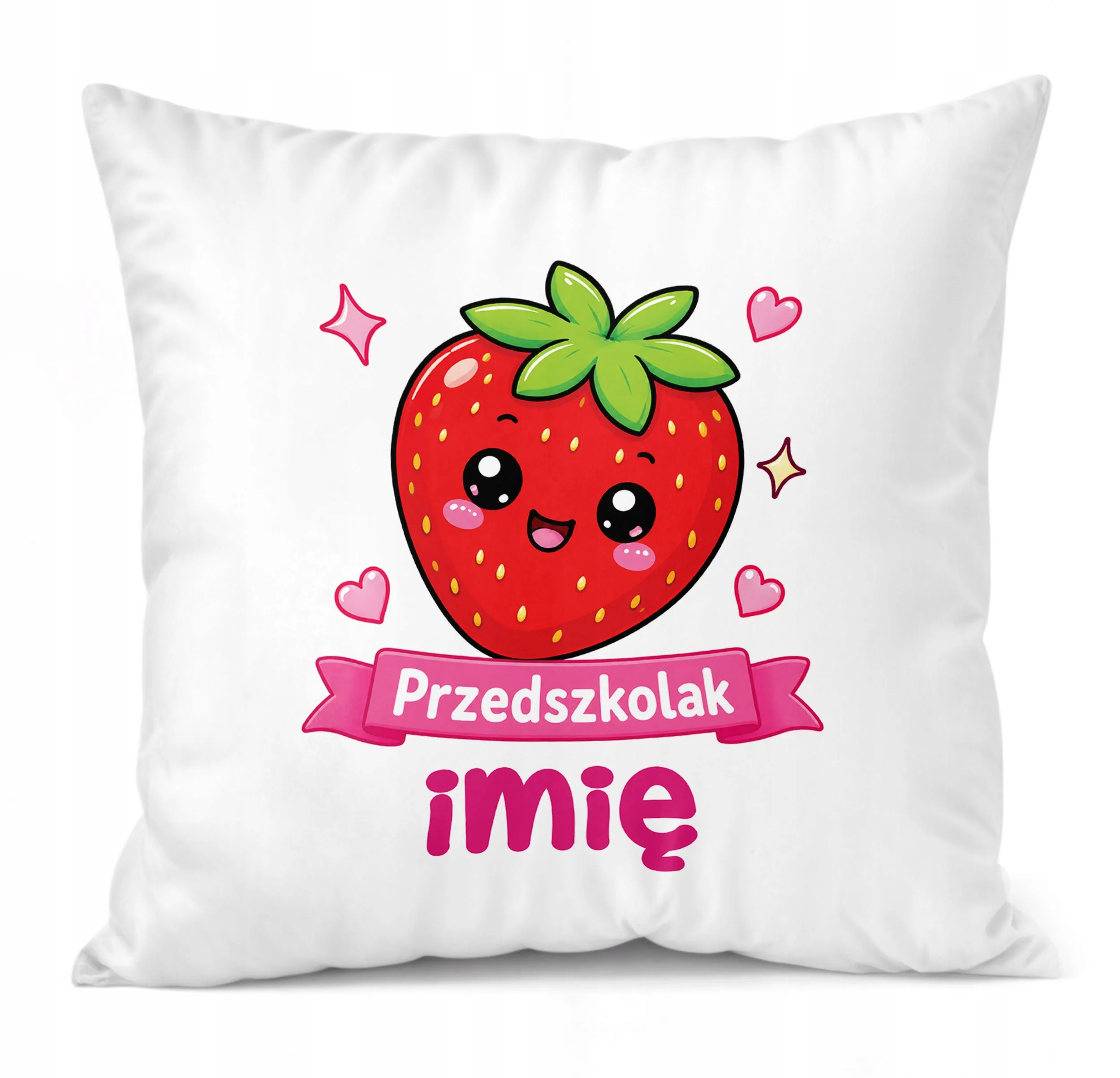 Poduszka Jasiek Personalizowana z nadrukiem 38x38cm Przedszkolak Prezent