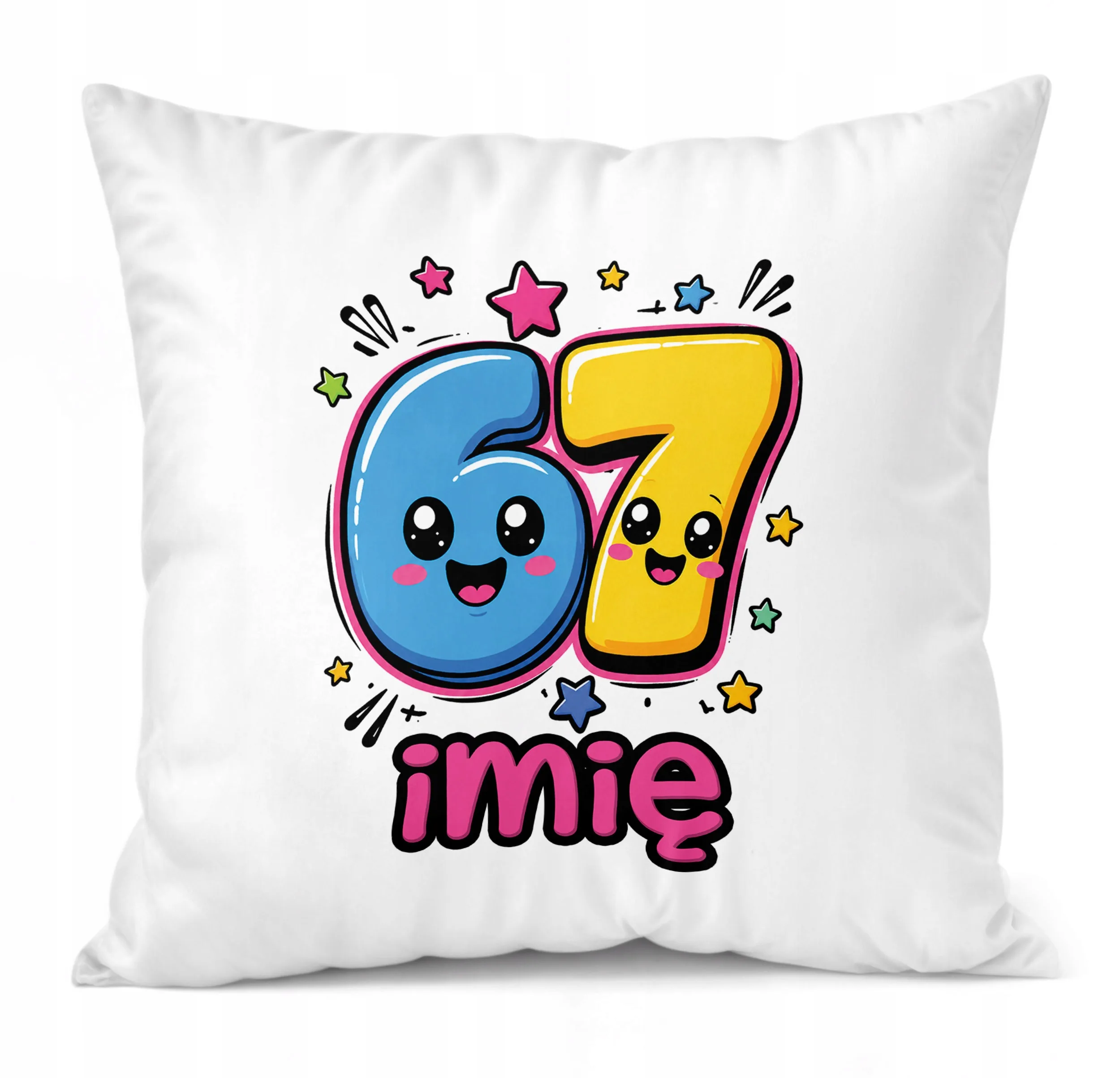 Poduszka Jasiek Personalizowana z nadrukiem 38x38cm 67 Prezent