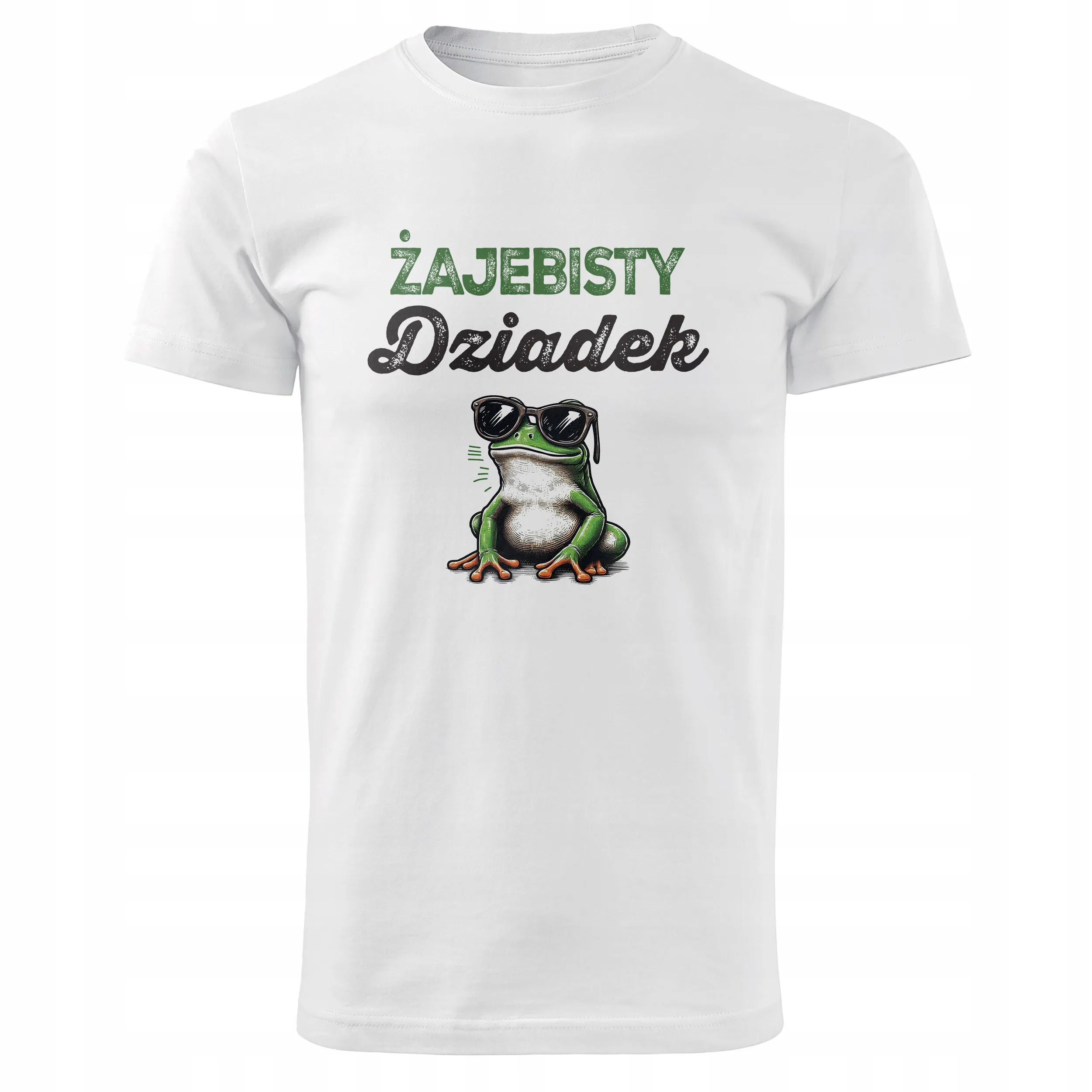 Koszulka Męski T-shirt Na Dzień Dziadka Prezent Żajebisty Dziadek