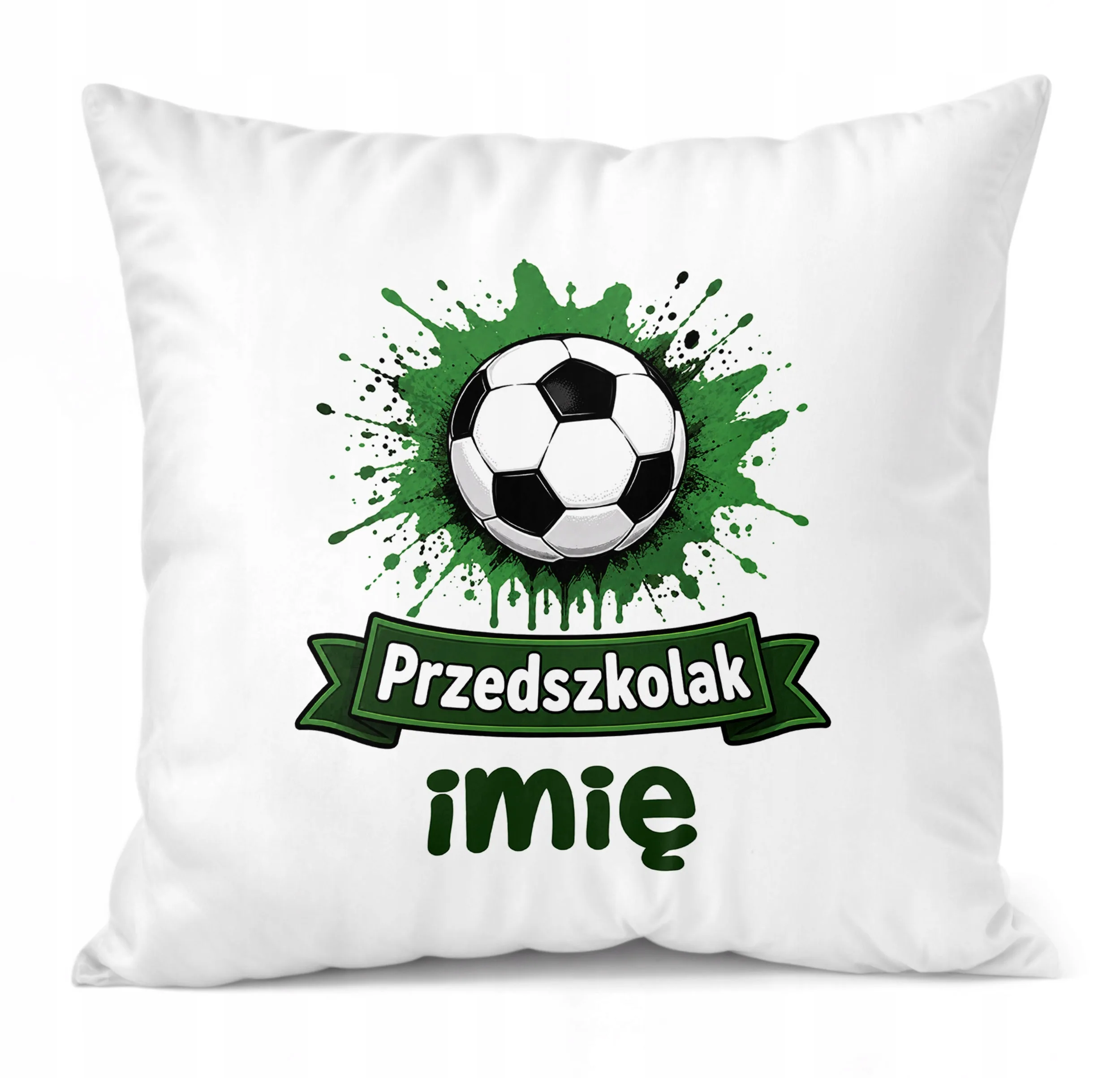 Poduszka Jasiek Personalizowana z nadrukiem 38x38cm Przedszkolak Prezent