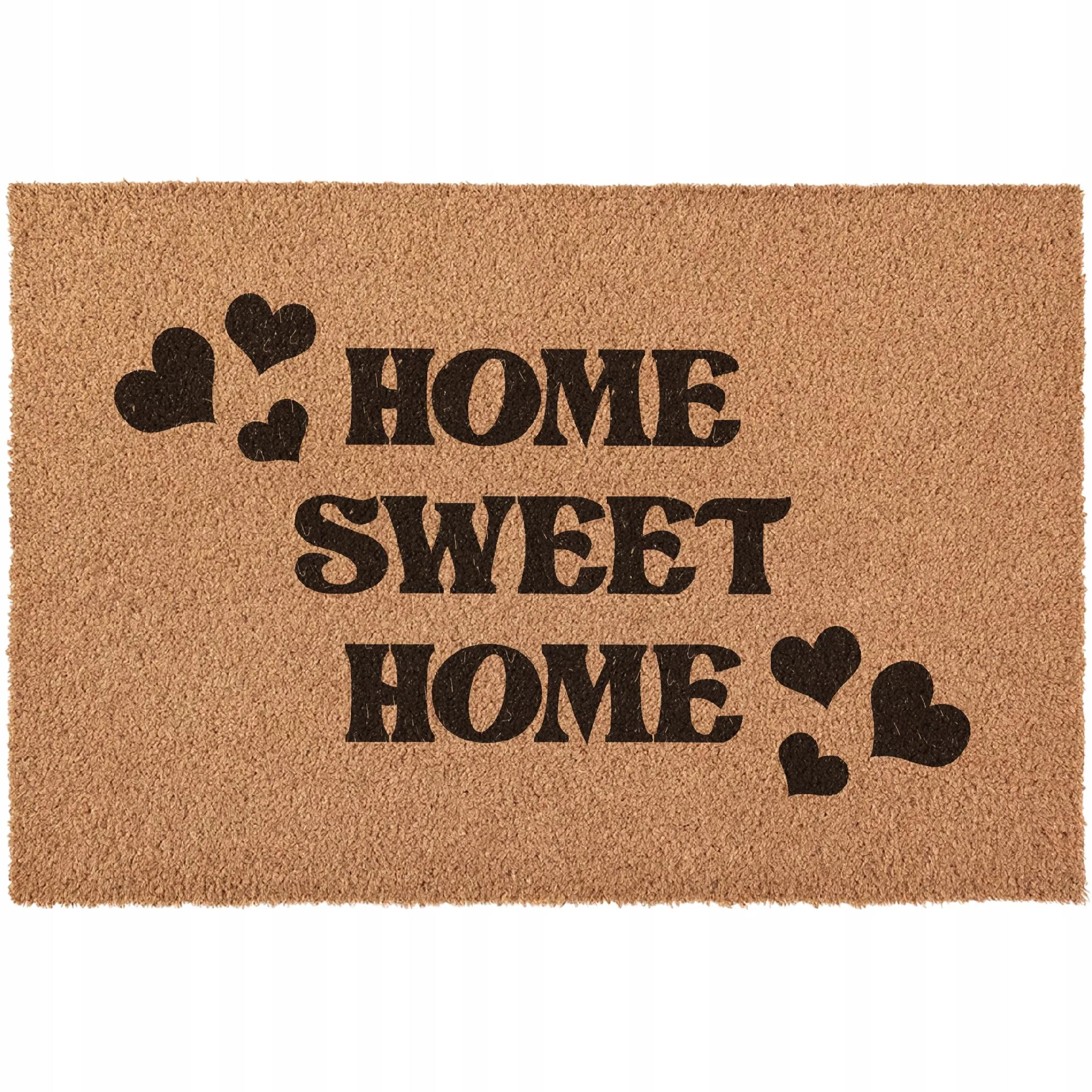 Wycieraczka HOME SWEET HOME Dom Na Prezent pod drzwi prezent kokosowa 60×40