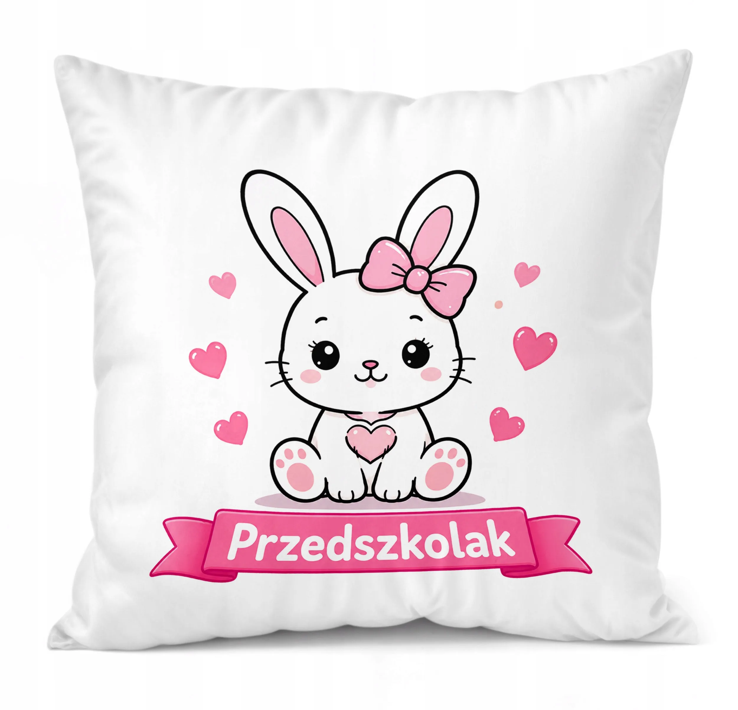 Poduszka Jasiek z nadrukiem 38x38cm Przedszkolak Dla Dzieci Prezent