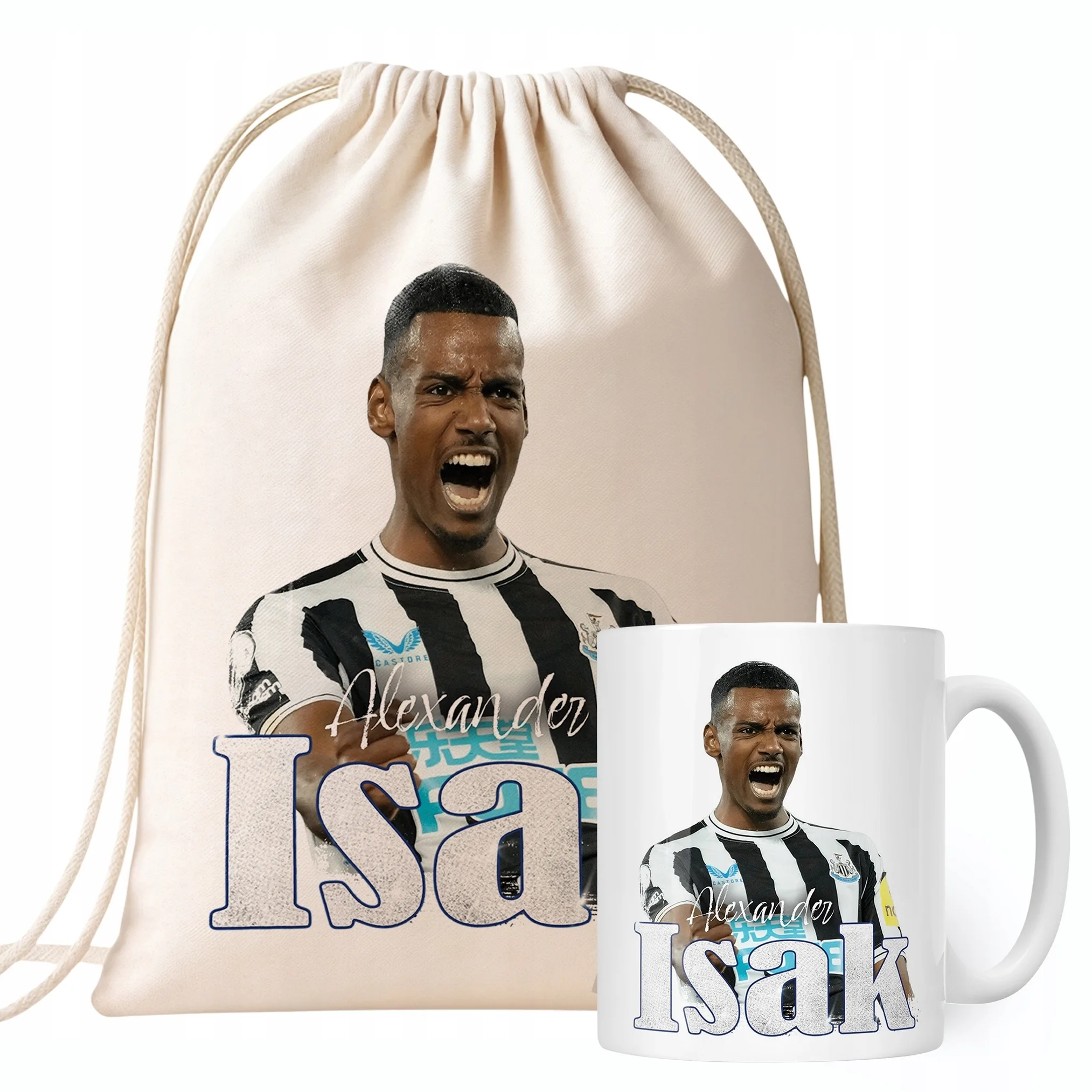 Zestaw Kubek + Plecak Alexander Isak Newcastle
