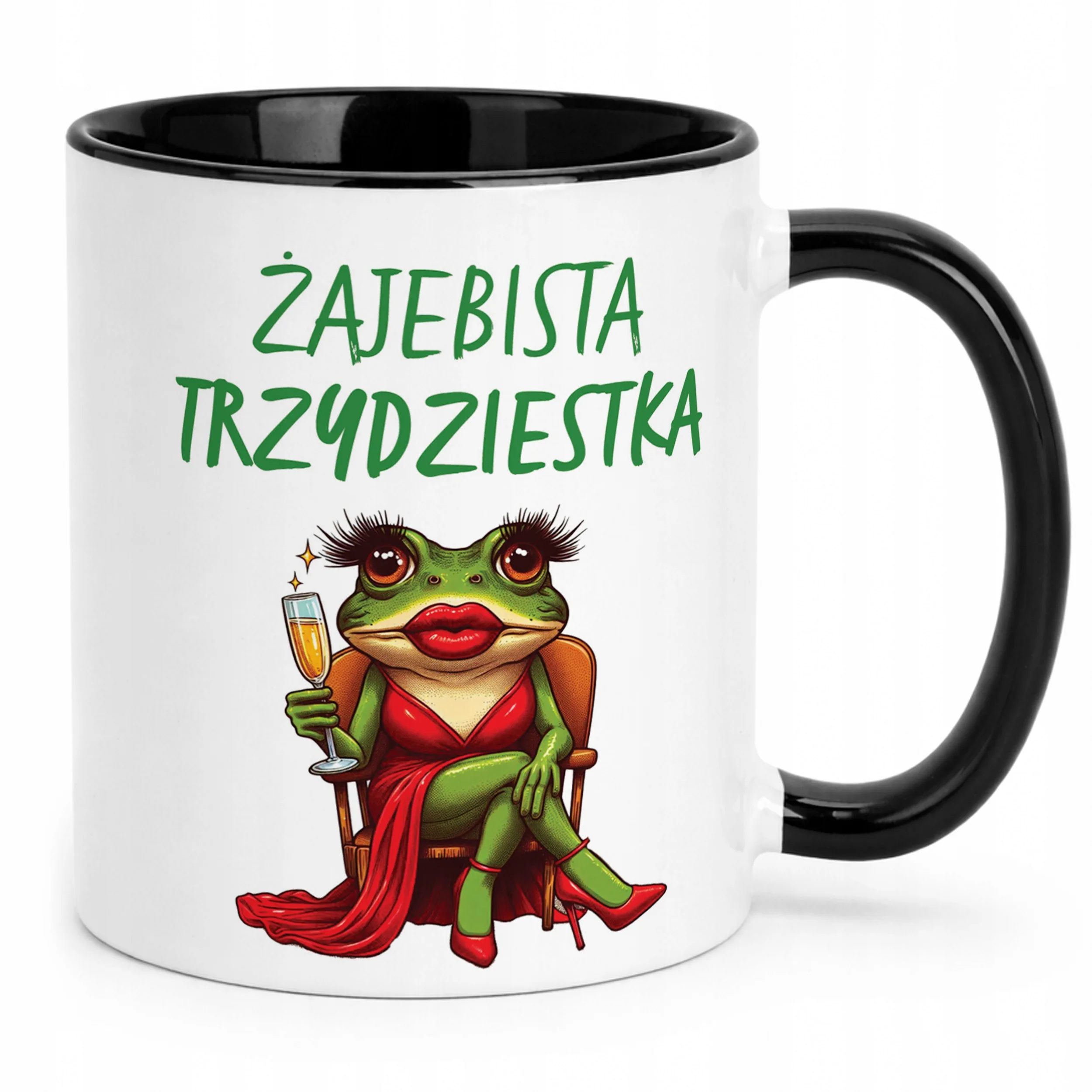 Kubek Czarny Żajebista 30 Dla Kobiety Na Urodziny Prezent