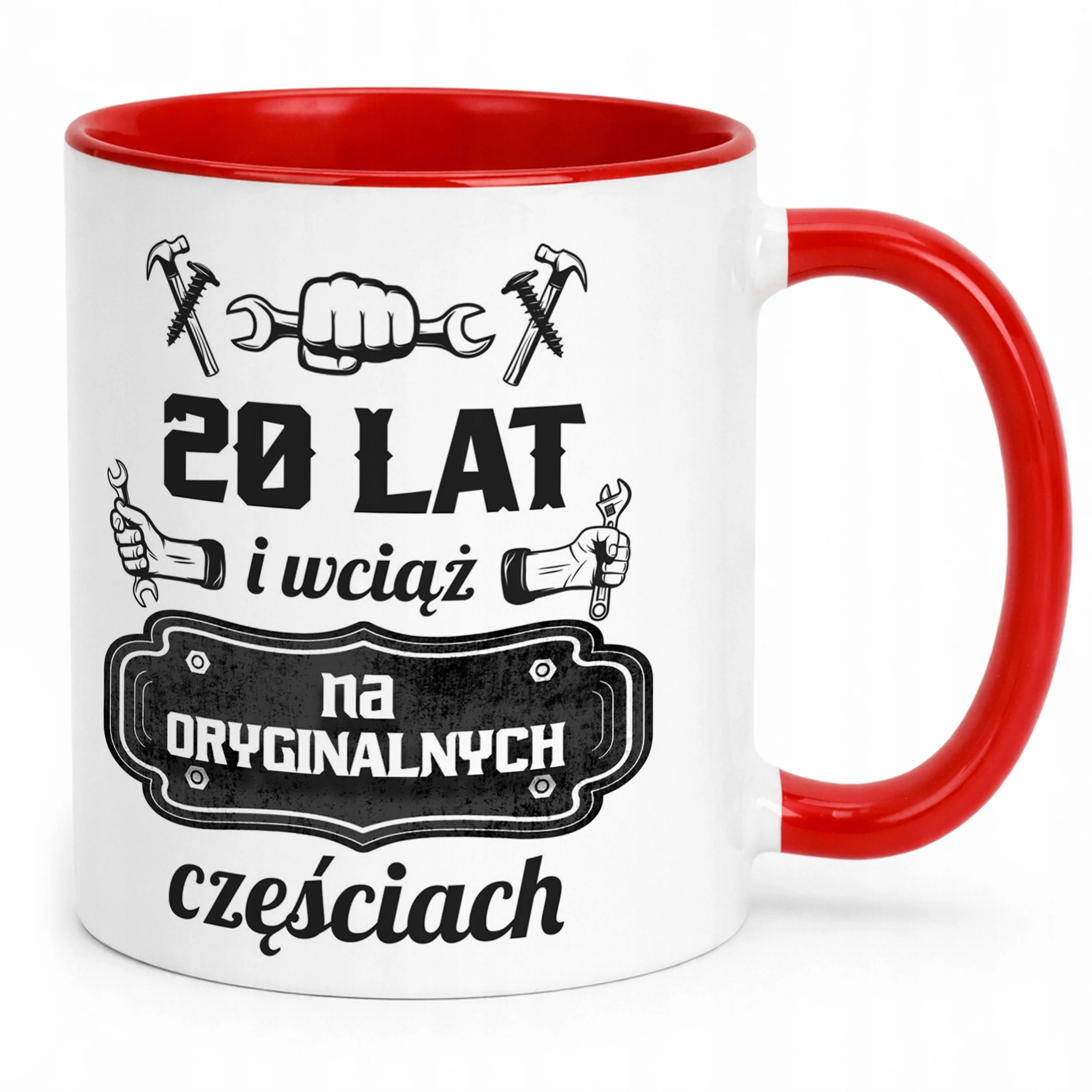Kubek Czerwony 20 Lat i Wciąż Na Oryginalnych Częściach Urodziny
