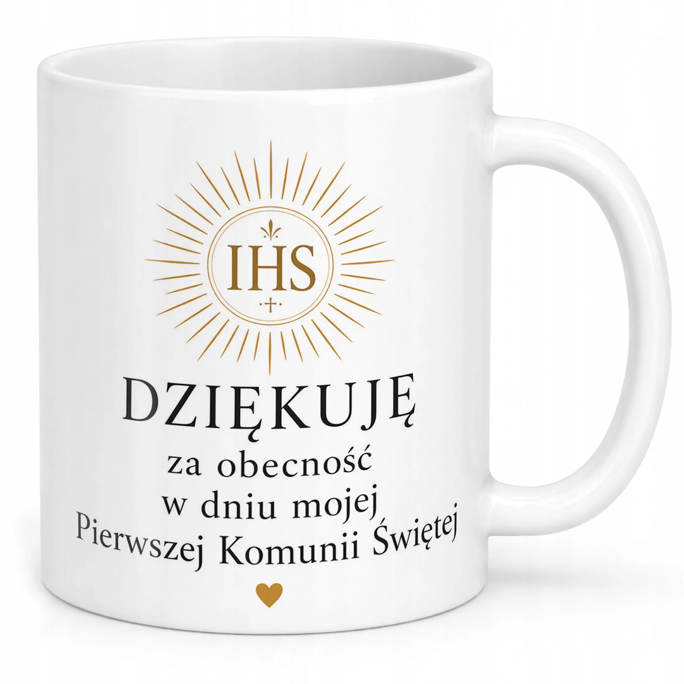 Kubek dla gości Komunia Święta pamiątka z przyjęcia komunijnego