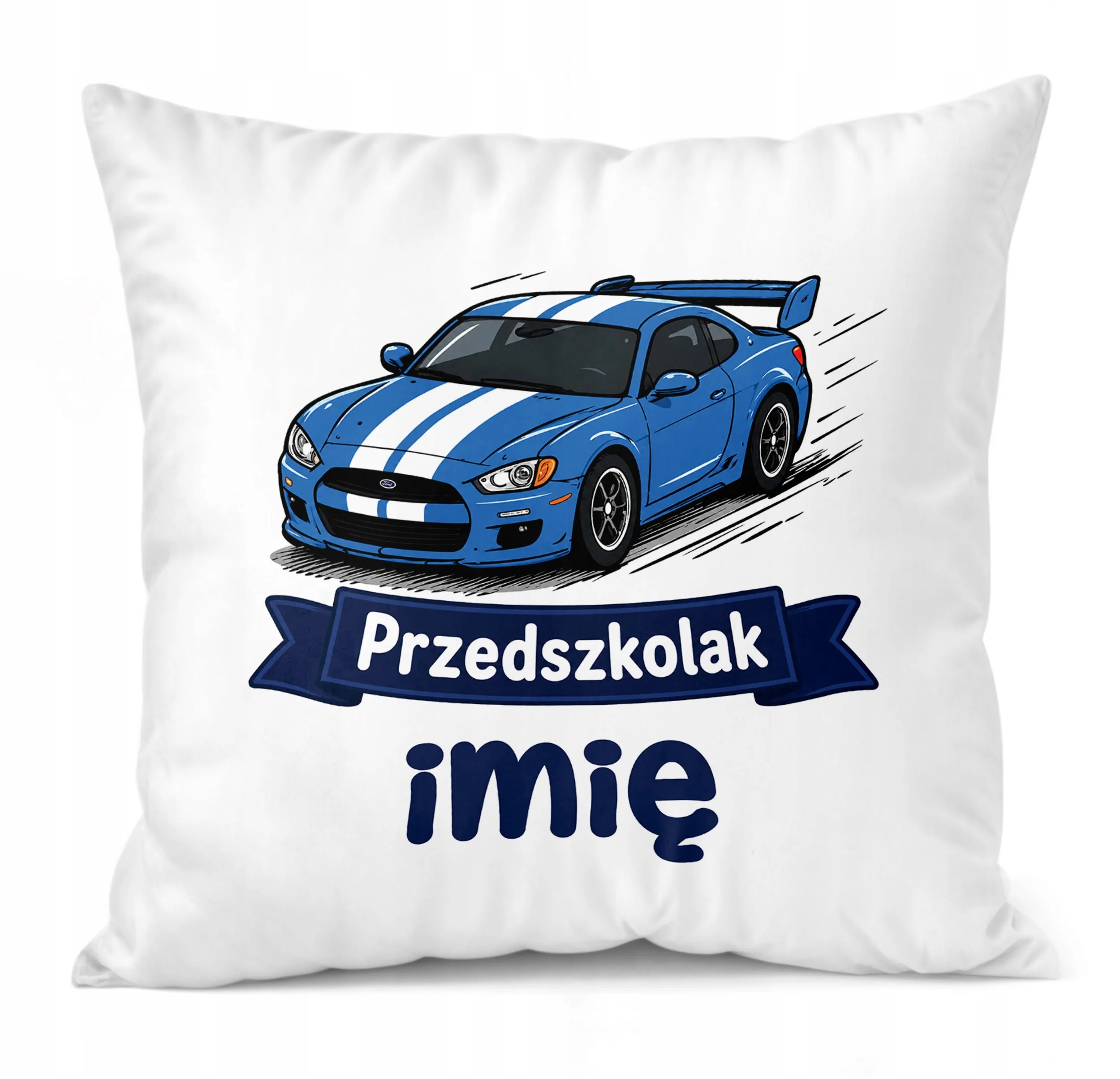 Poduszka Jasiek Personalizowana z nadrukiem 38x38cm Przedszkolak Prezent
