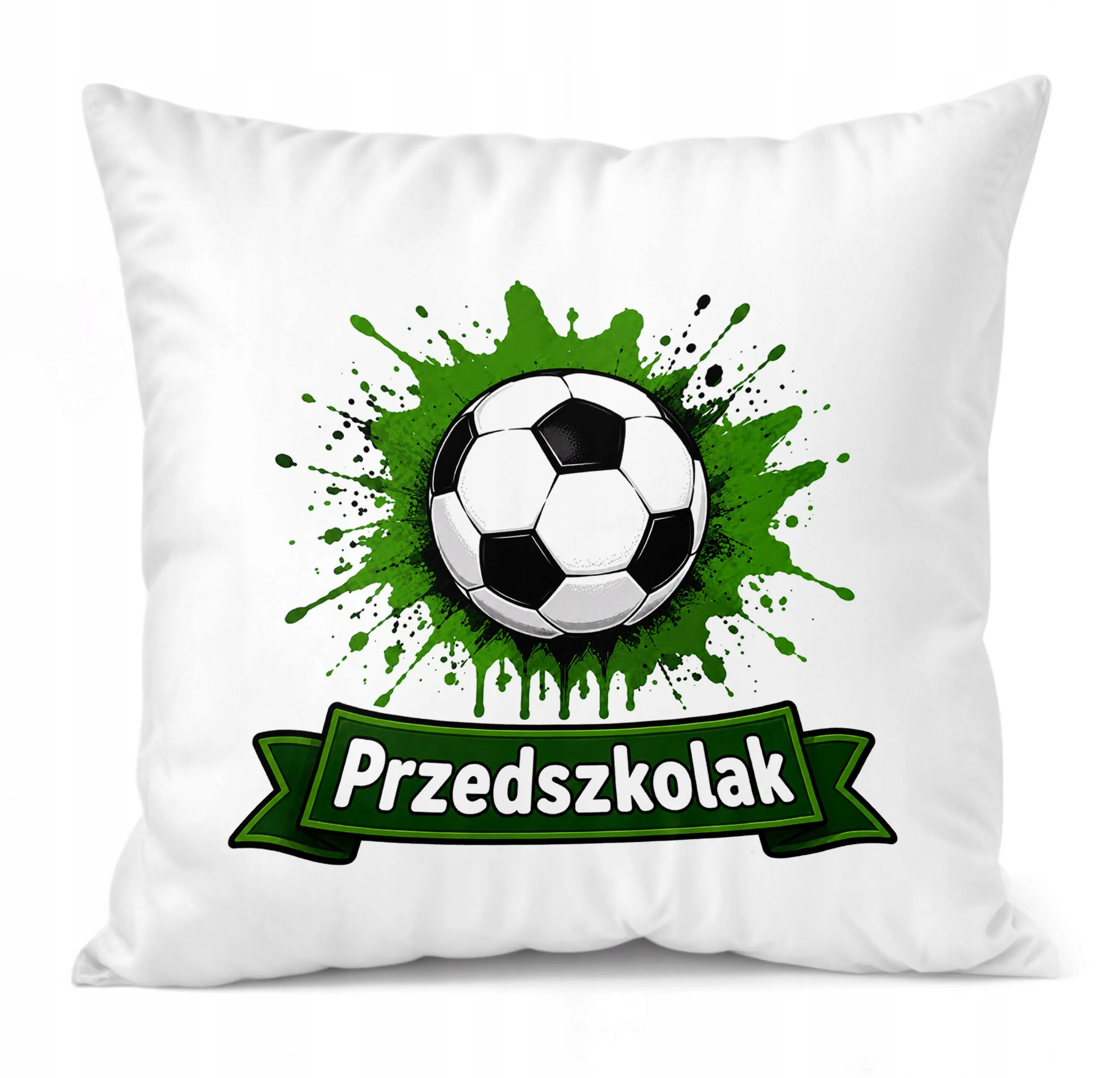 Poduszka Jasiek z nadrukiem 38x38cm Przedszkolak Dla Dzieci Prezent