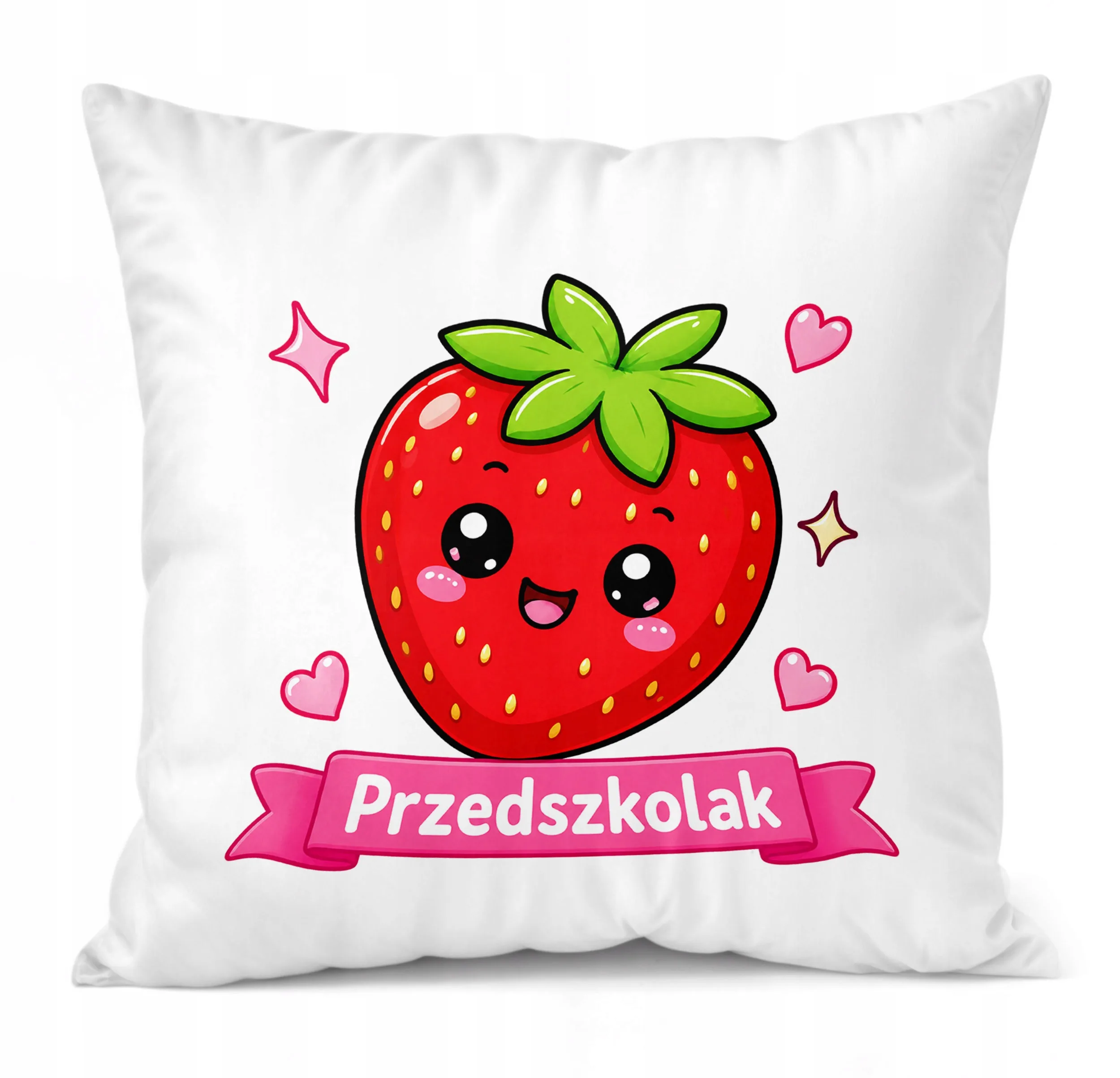 Poduszka Jasiek z nadrukiem 38x38cm Przedszkolak Dla Dzieci Prezent