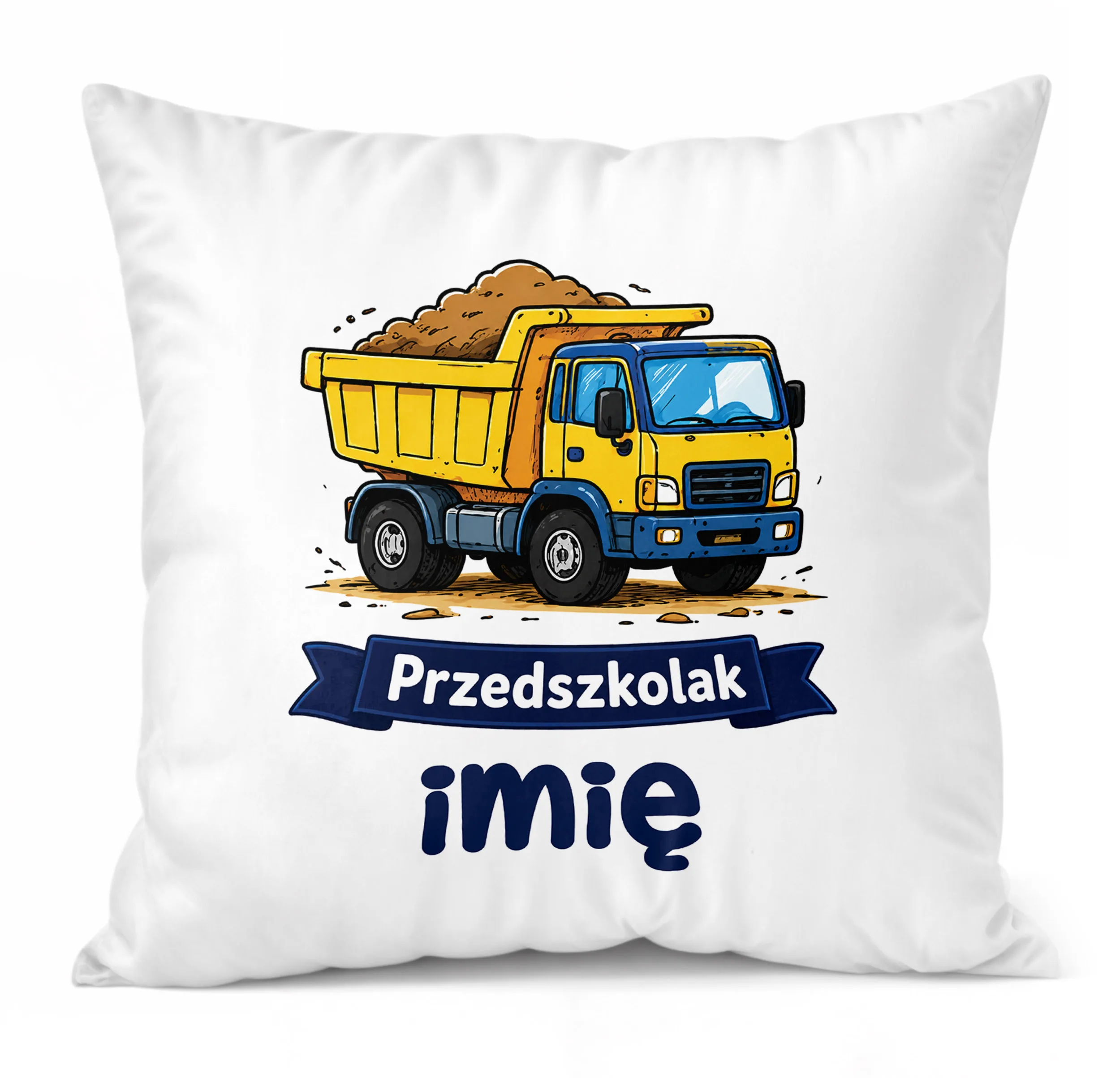 Poduszka Jasiek Personalizowana z nadrukiem 38x38cm Przedszkolak Prezent
