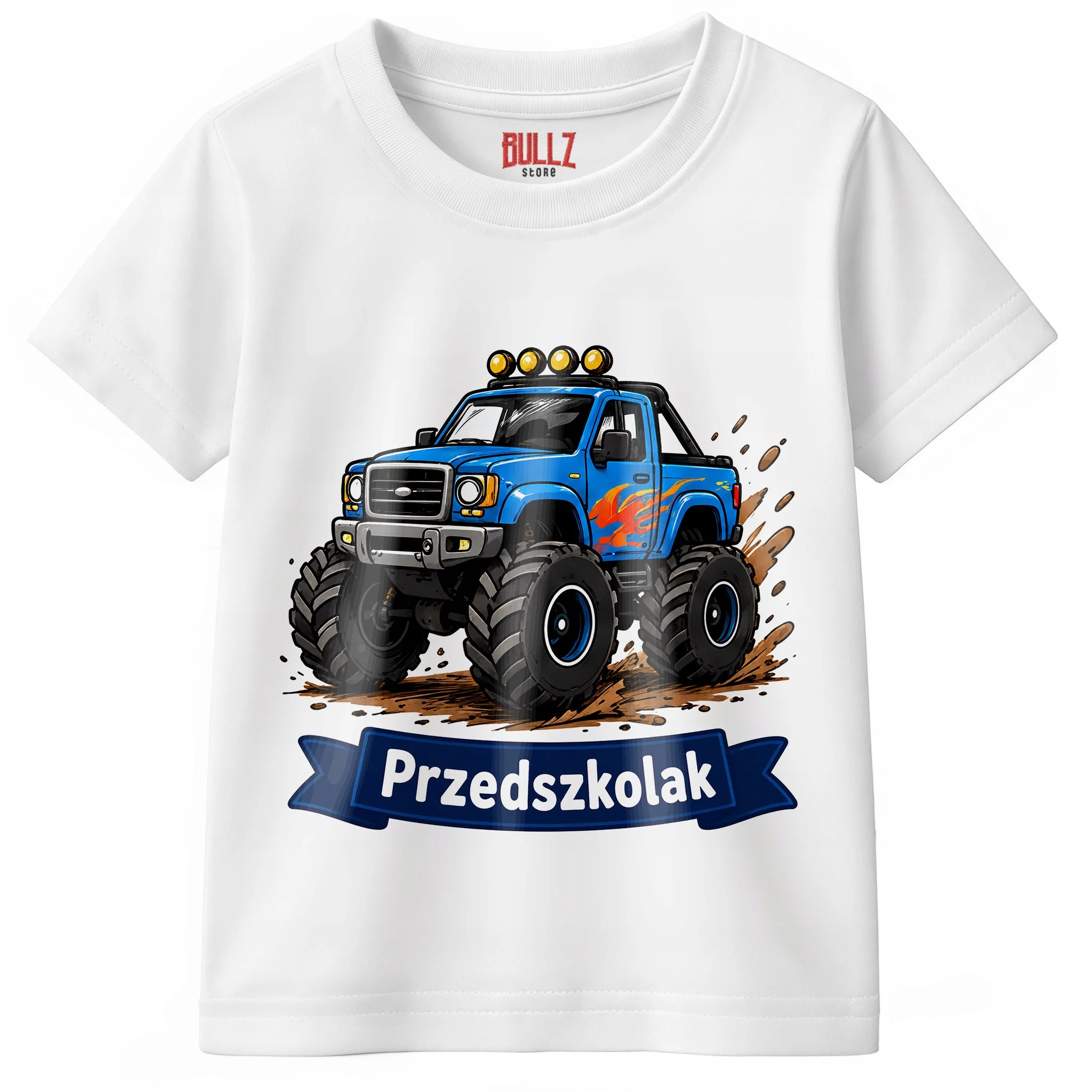 Koszulka Dziecięca Biała Z Nadrukiem Przedszkolak Dla Dzieci Prezent r. 116