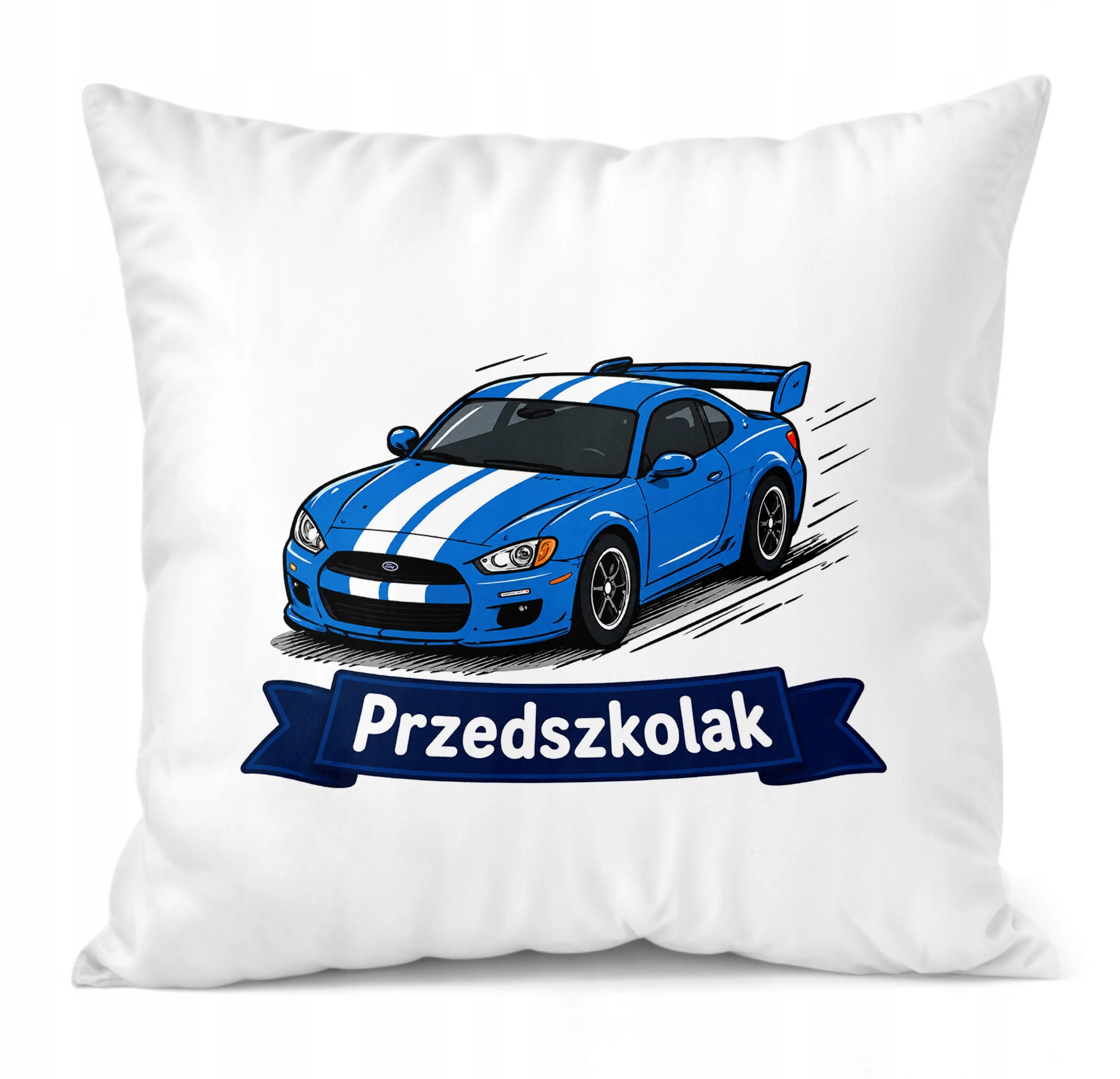Poduszka Jasiek z nadrukiem 38x38cm Przedszkolak Dla Dzieci Prezent