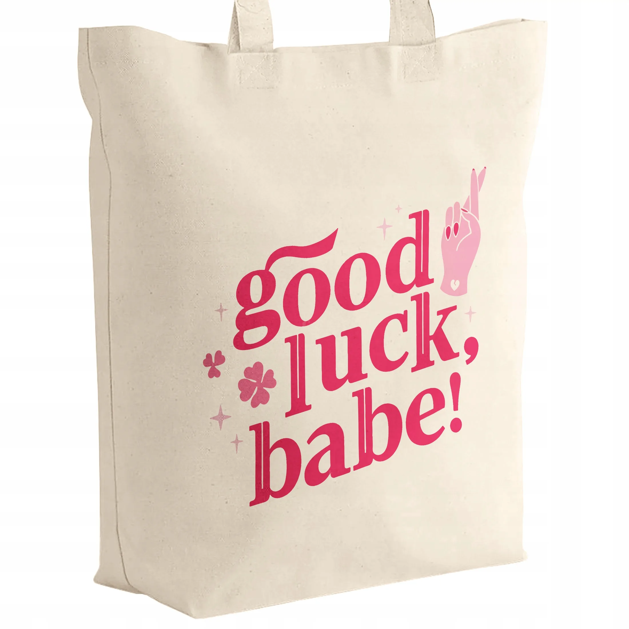 Torba bawełniana z dnem na zakupy 42×38 Chappell Roan Good Luck, Babe