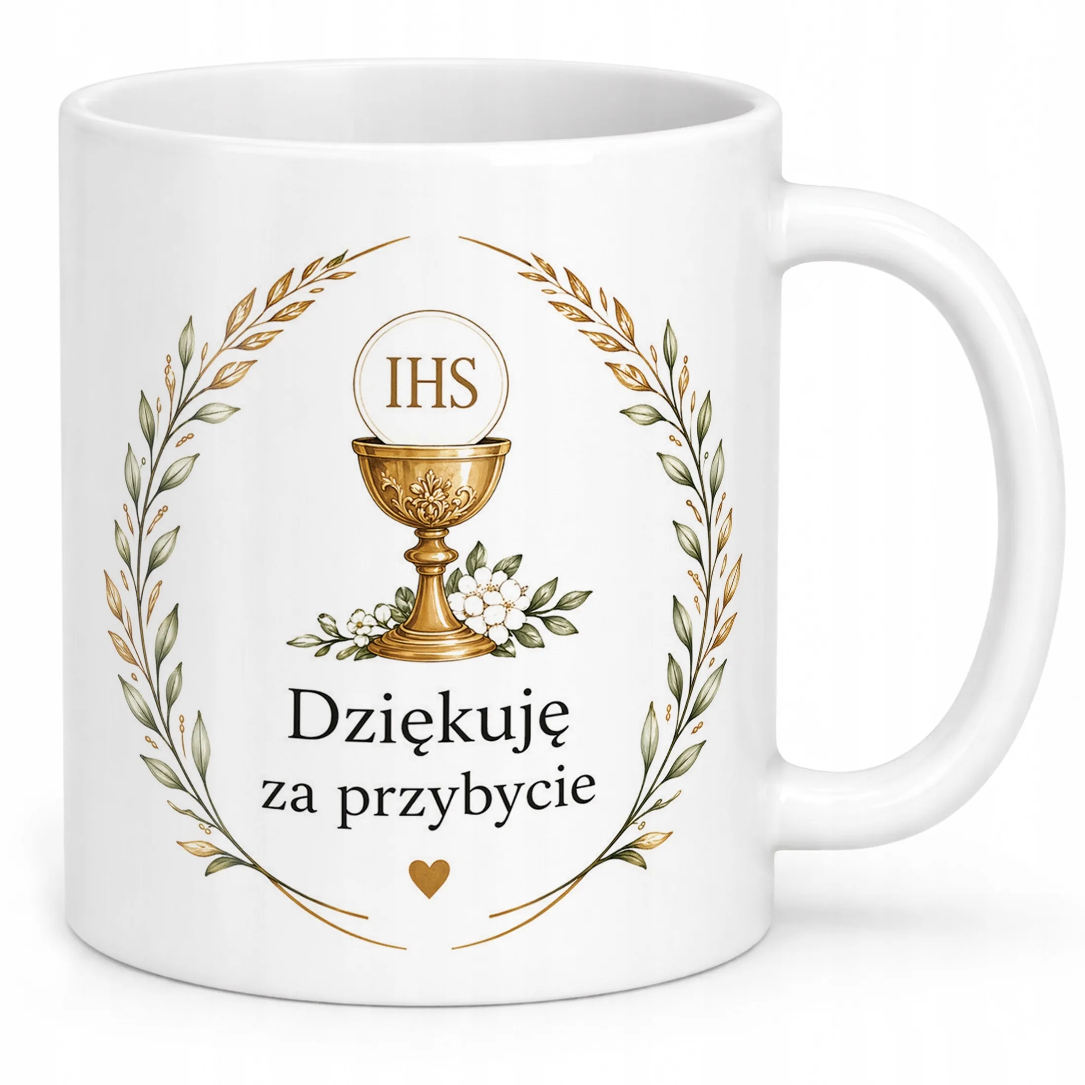 Kubek Komunia Święta podziękowanie dla gości pamiątka komunijna