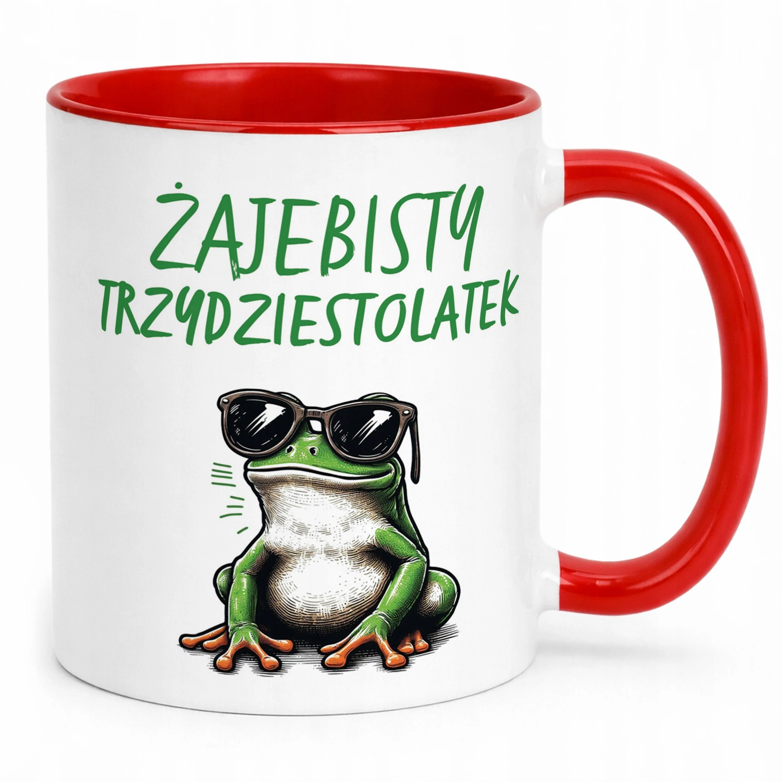 Kubek Czerwony Żajebisty 30 Dla Mężczyzny Na Urodziny Prezent