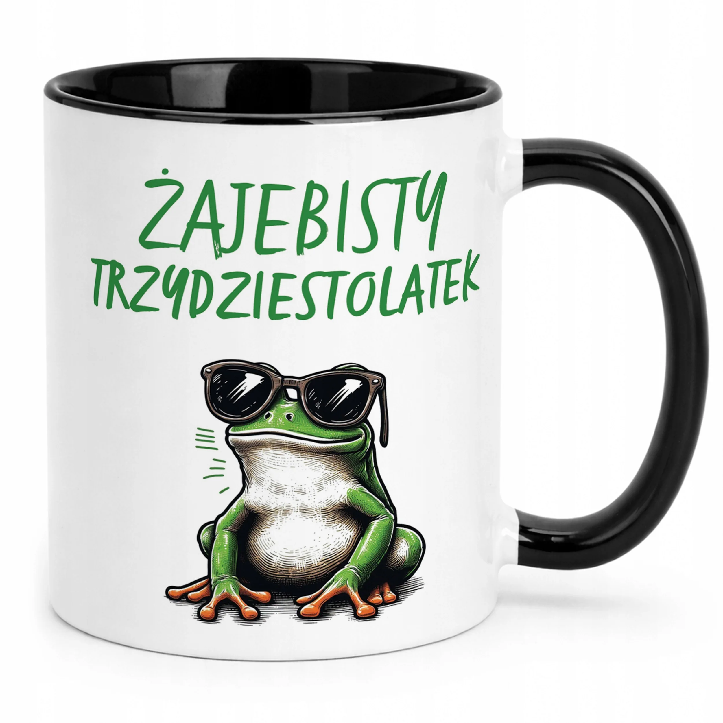 Kubek Czarny Żajebisty 30 Dla Mężczyzny Na Urodziny Prezent